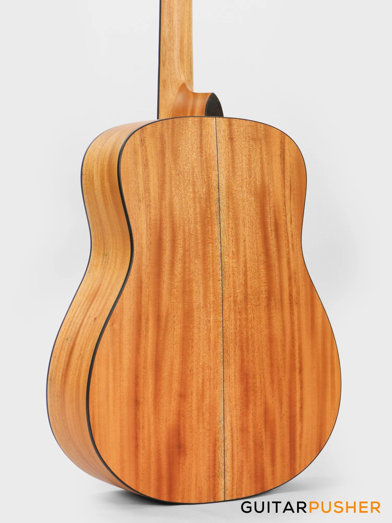 Alama Dreadnought All-Solid Wood Philippine Mahogany Acoustic Guitar - Natural - Image 7