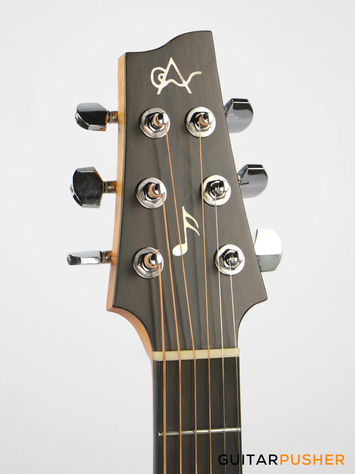 Alama Grand Auditorium Cutaway All-Solid Wood Philippine Mahogany Acoustic Guitar - Natural - Image 9