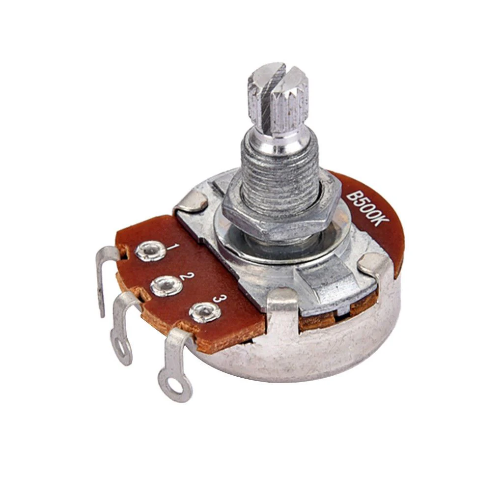 Alpha 250k Potentimeter Metric Size 8mm hole Tall Bushing 3/8 inch - Image 2
