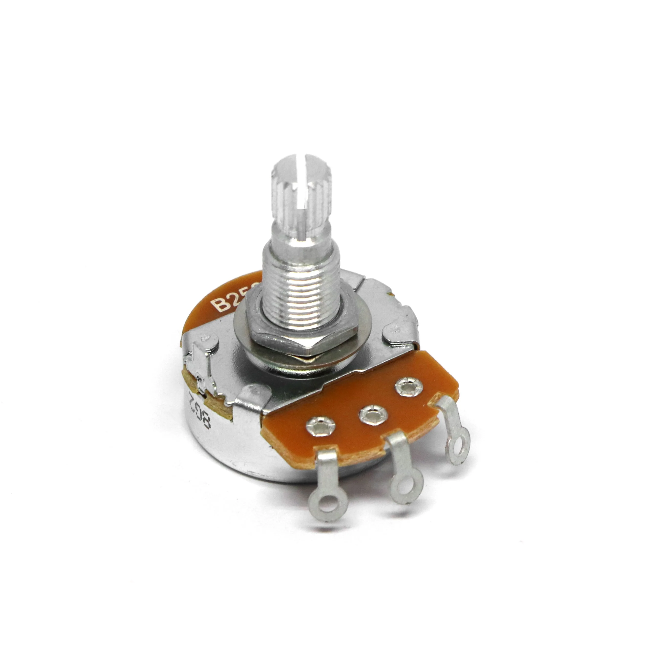 Alpha 250k Potentimeter Metric Size 8mm hole Tall Bushing 3/8 inch - Image 3