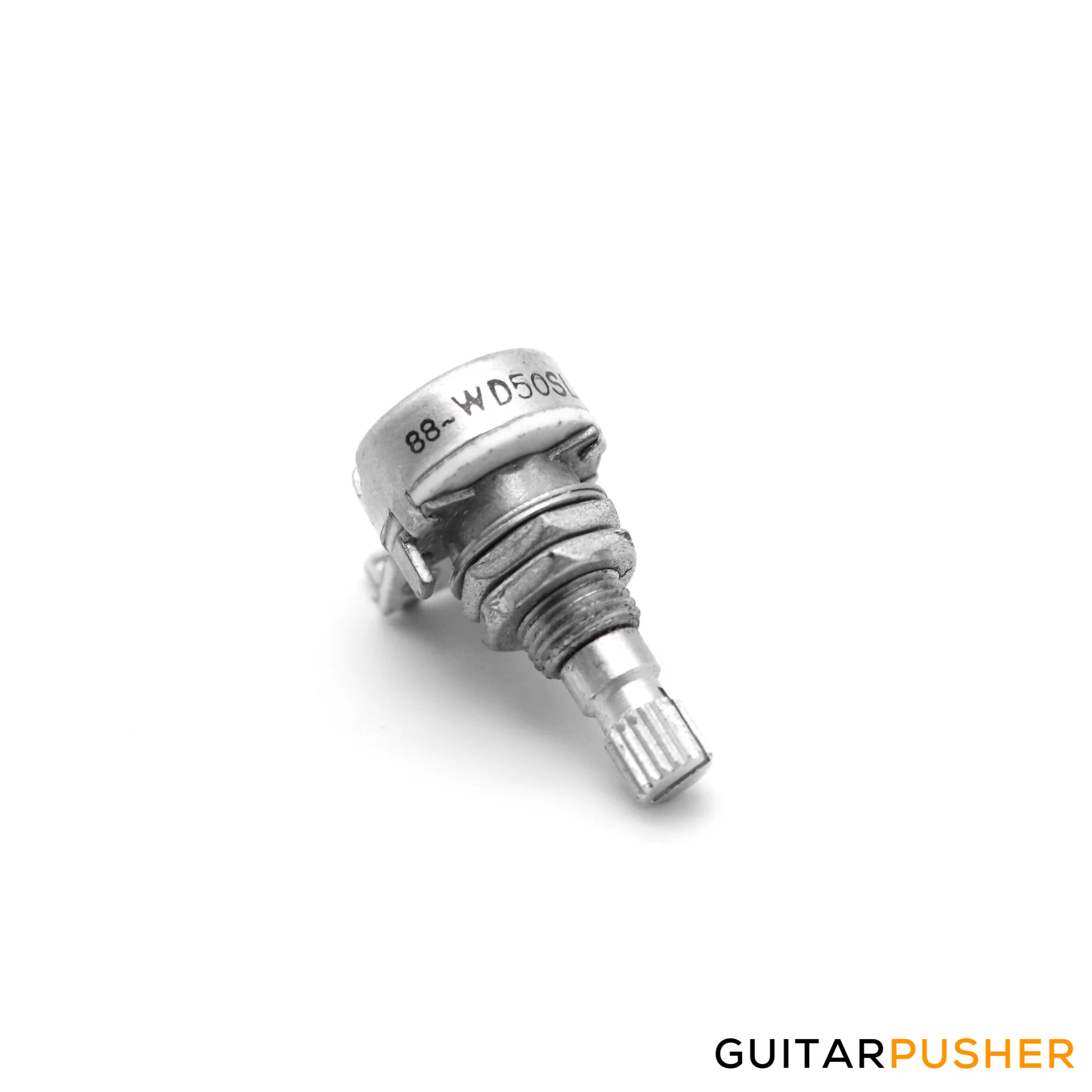 Alpha 50k MINI Potentiometer 8mm Hole, Metric, 18 Spline Coarse Solid Shaft, High Torque 3/8 inch - Image 3