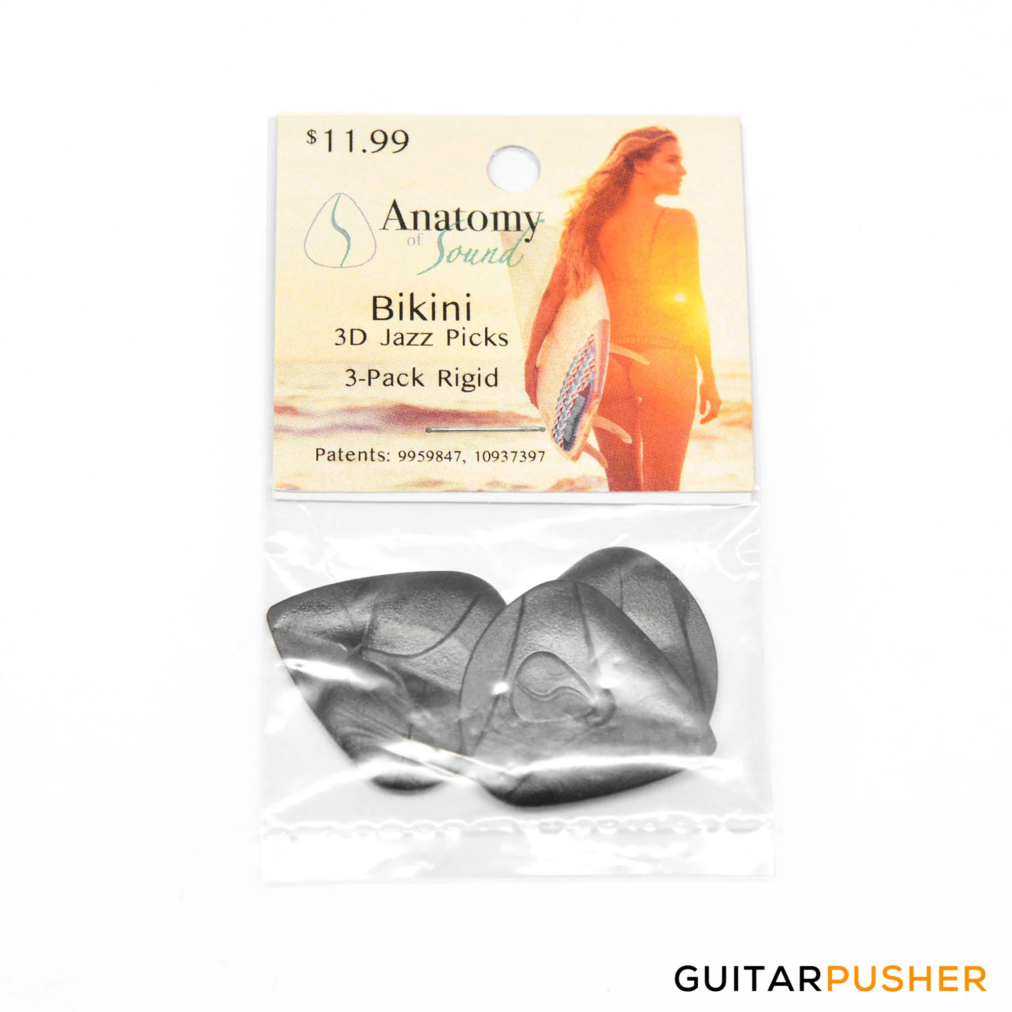 Anatomy of Sound Bikini Jazz Rigid Black 3-pack (647679243132) - Image 2