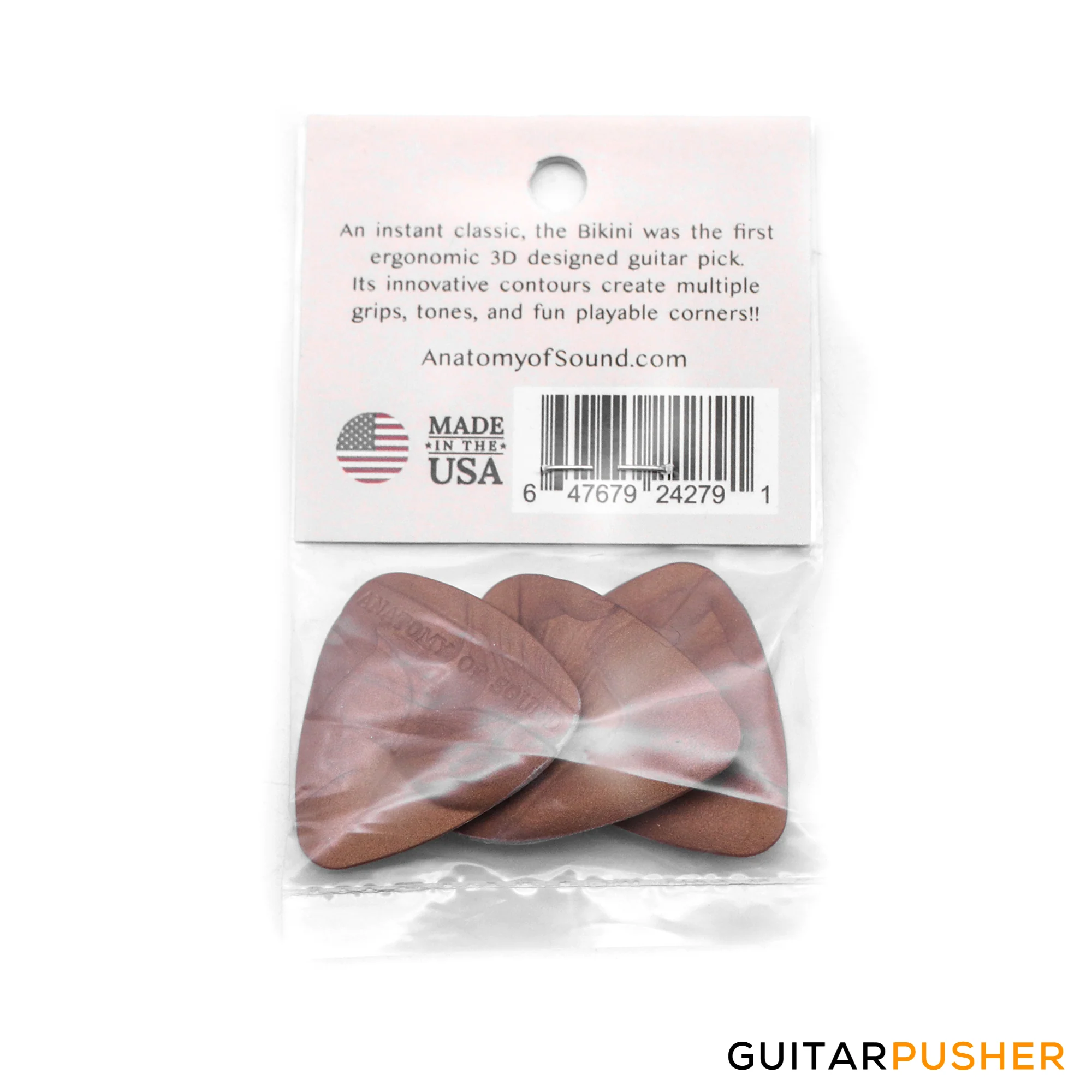 Anatomy of Sound Bikini Standard Medium Brown 3-pack (647679242791) - Image 3
