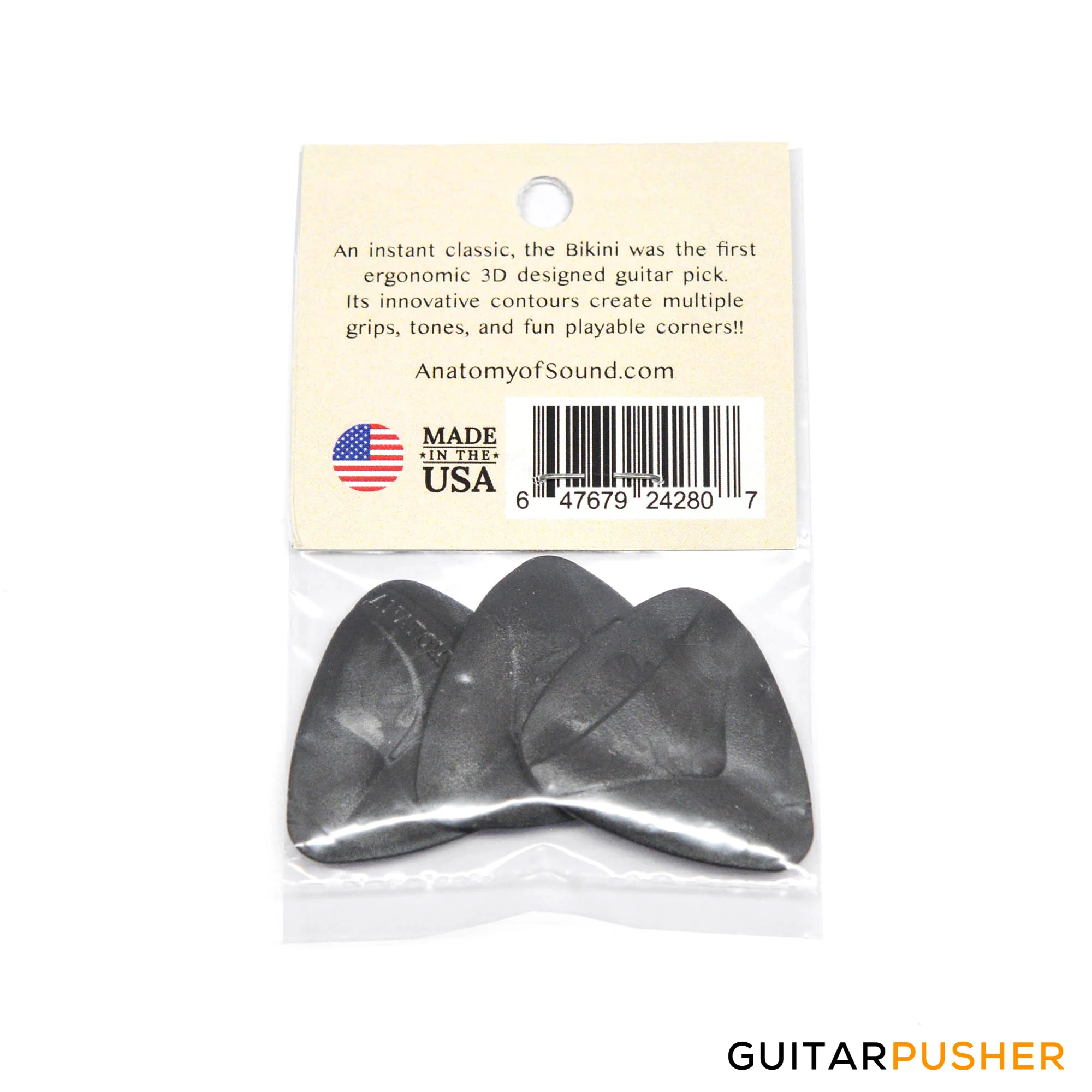 Anatomy of Sound Bikini Standard Rigid Black 3-pack (647679242807) - Image 3