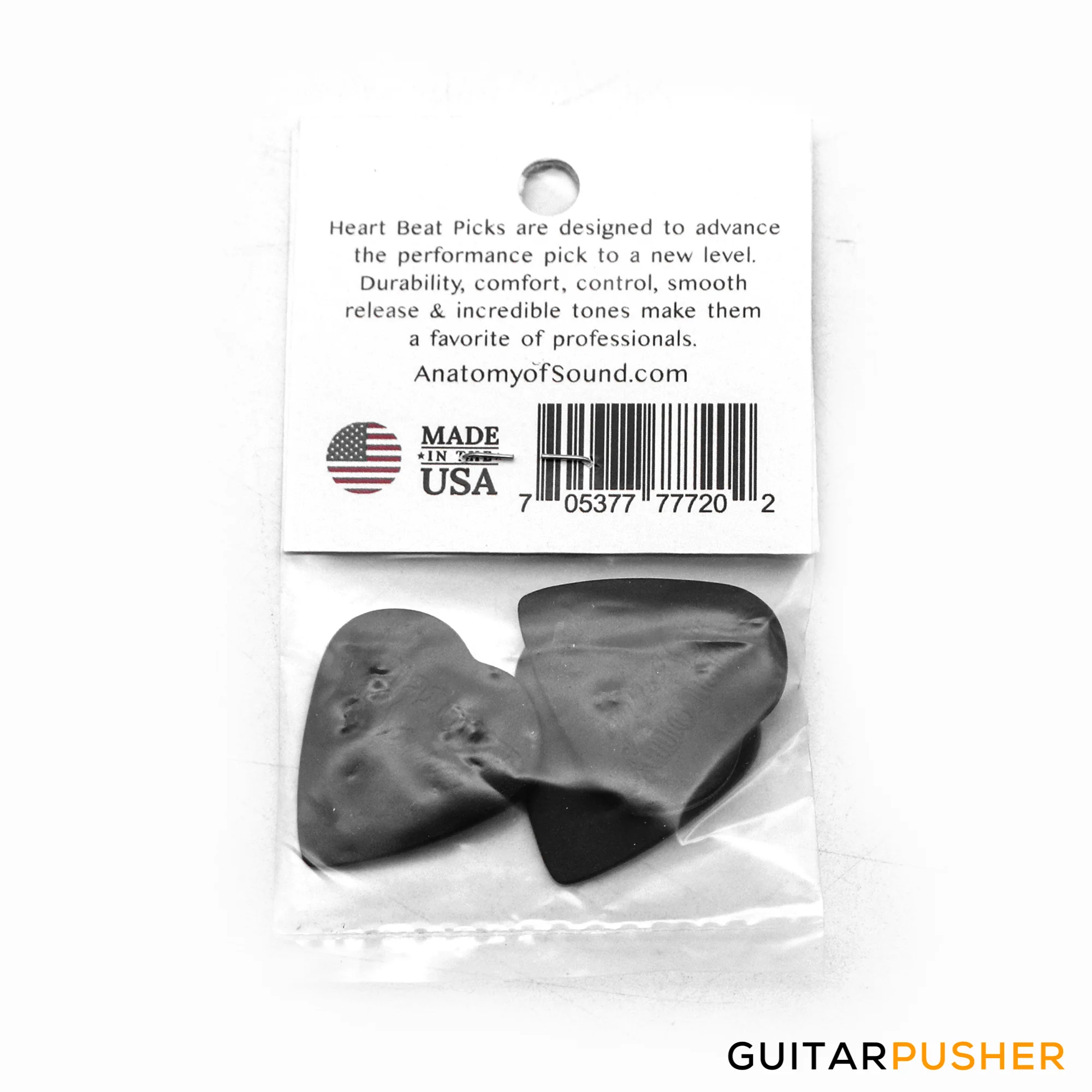 Anatomy of Sound Heart Beat Debossed Jazz Rigid Black 3-pack (705377777202) - Image 5