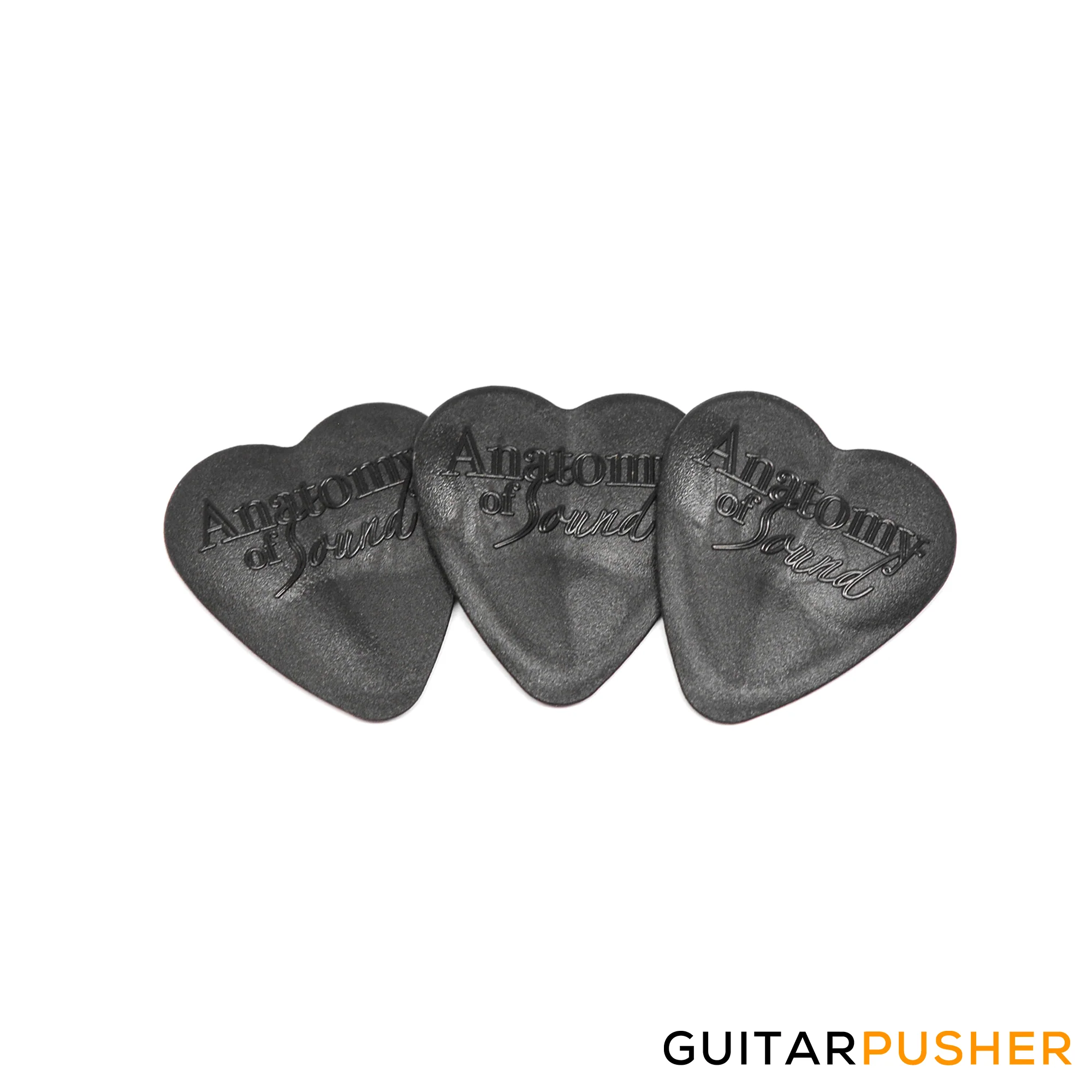 Anatomy of Sound Heart Beat Embossed Standard Rigid Black 3-pack (705377777318) - Image 3