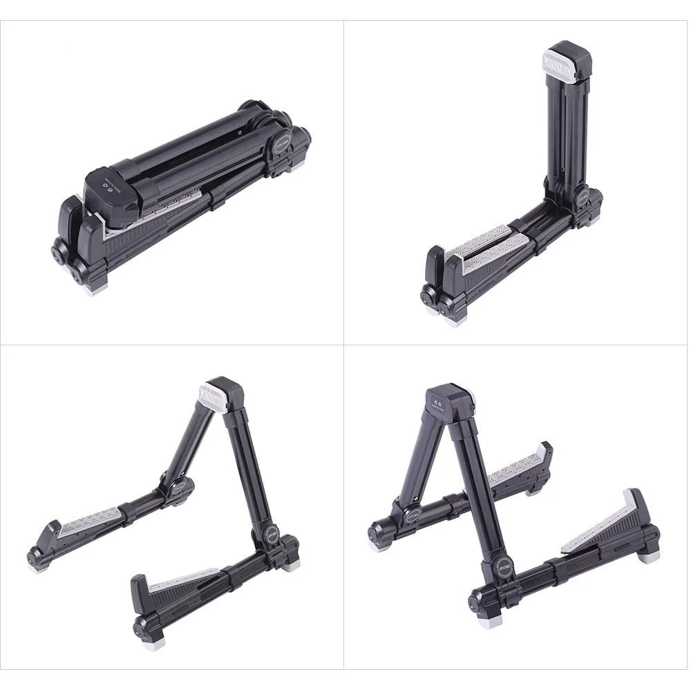 Aroma AGS-08 Aluminum Alloy A-Frame Folding Guitar Stand - Image 4