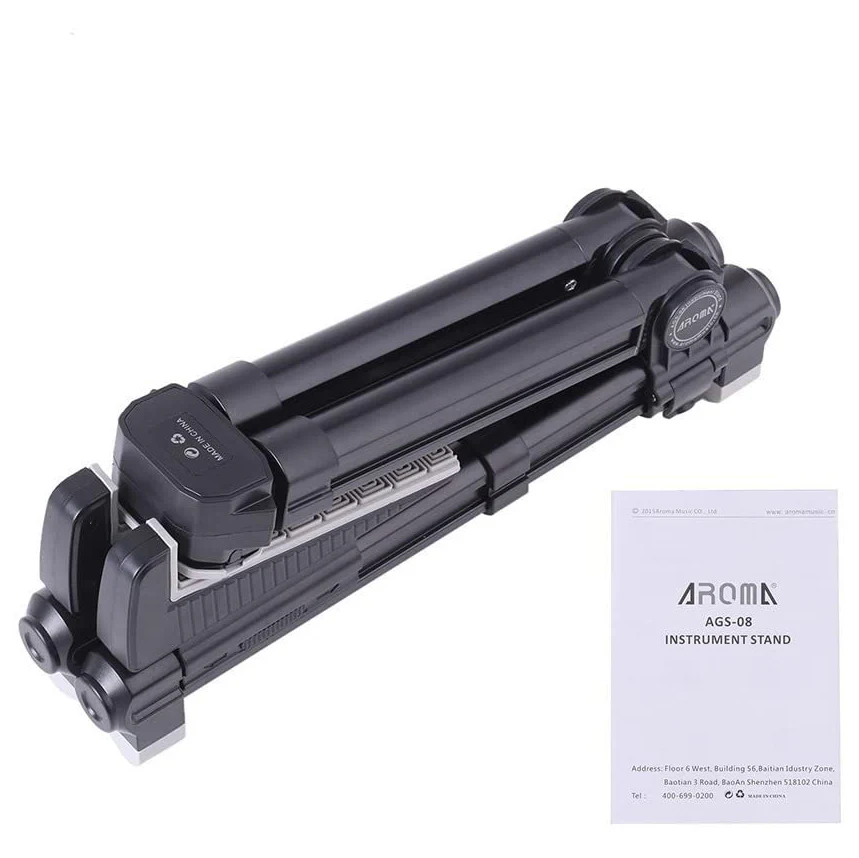 Aroma AGS-08 Aluminum Alloy A-Frame Folding Guitar Stand - Image 7