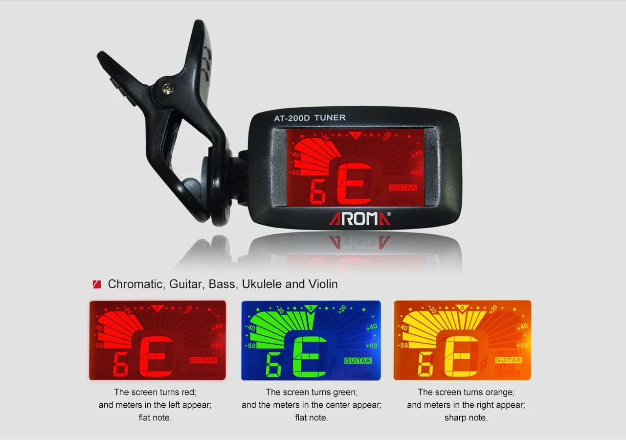 Aroma AT-200D Clip-On Tuner - Image 3
