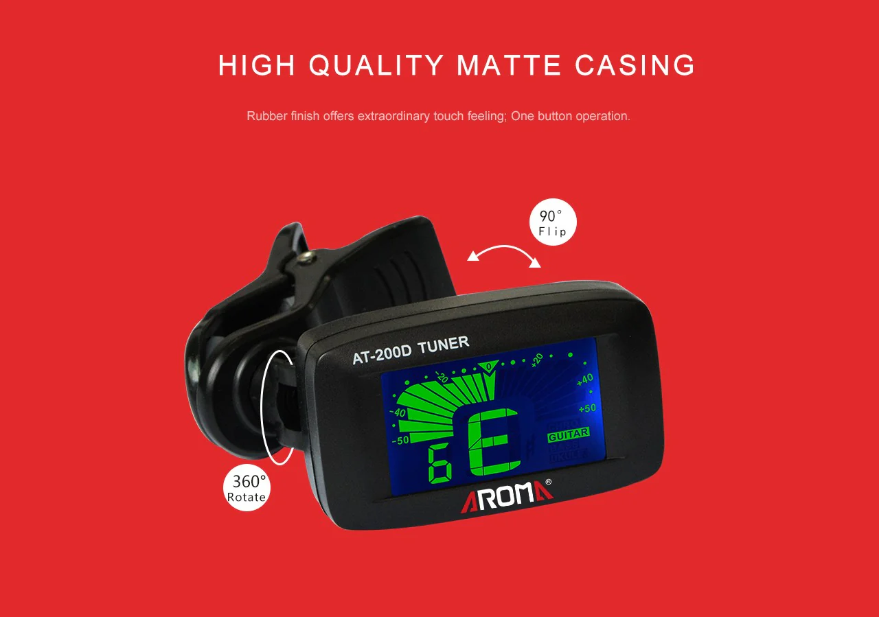 Aroma AT-200D Clip-On Tuner - Image 4