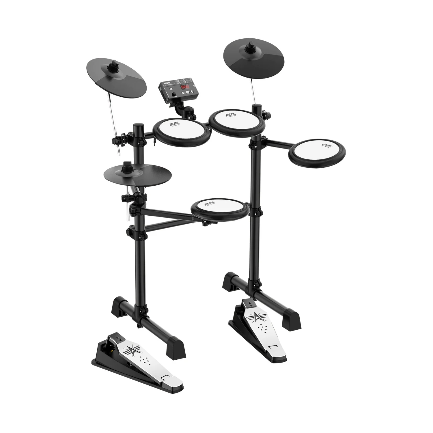 Aroma TDX-16 All-Mesh 4+3 Electronic Drums with Dual Zone Snare and Cymbals - Image 3