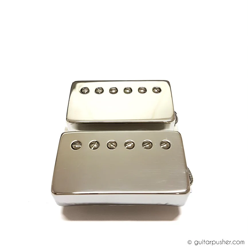 Bareknuckle Abraxas Calibrated Humbucker Set, Nickel Covers, Nickel Screws, 4-Conductor - Image 2