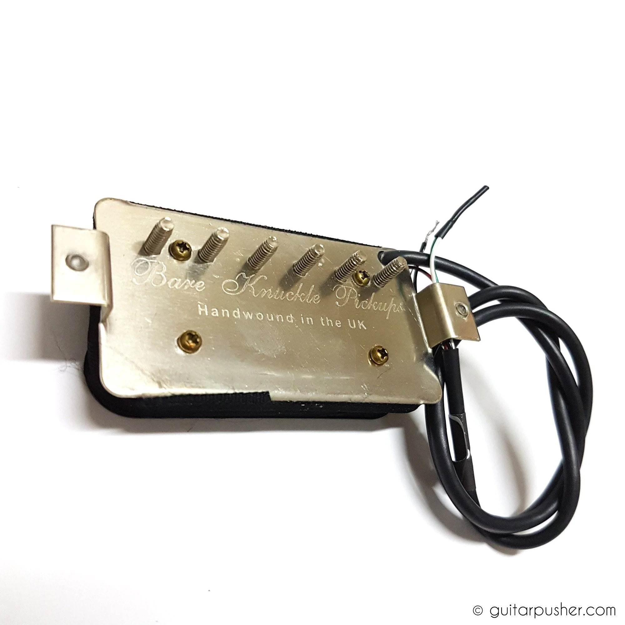 Bareknuckle Black Dog Neck Humbucker Pickup, 4-con, Black - Image 2