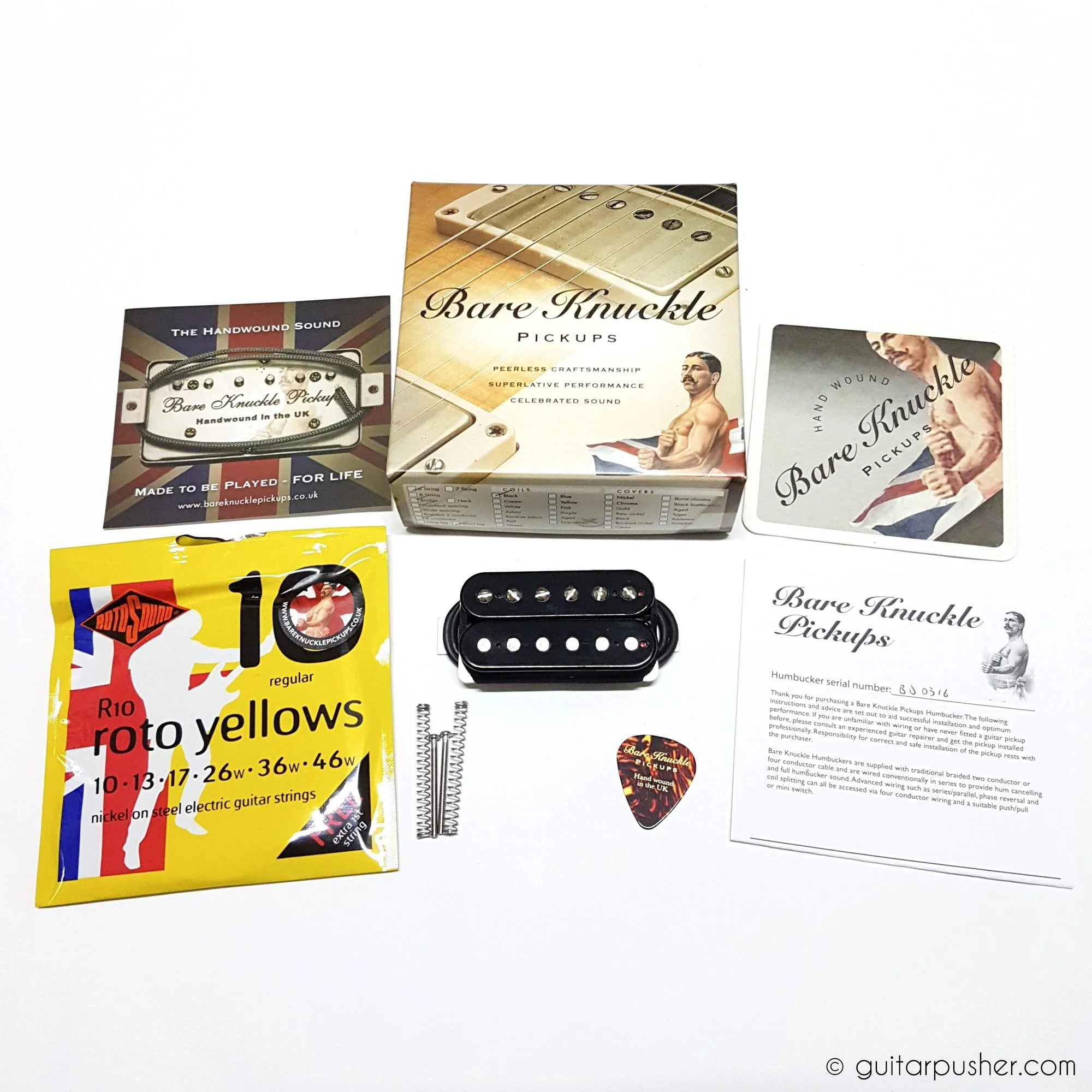 Bareknuckle Black Dog Neck Humbucker Pickup, 4-con, Black - Image 3