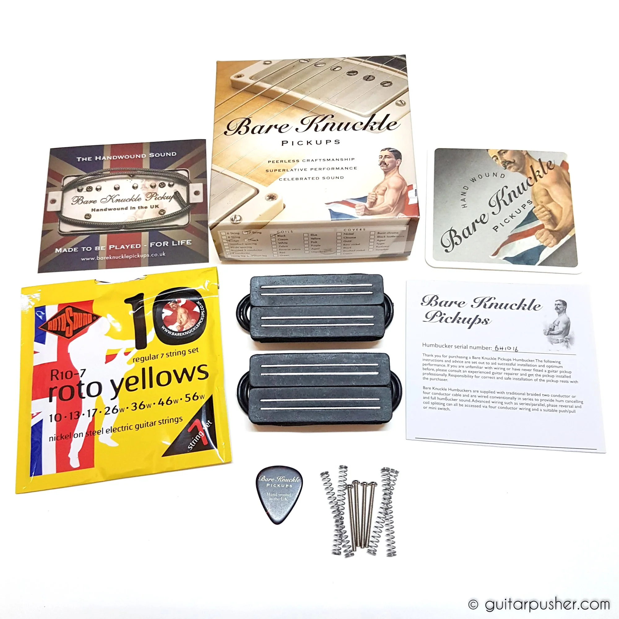Bareknuckle Black Hawk 7-String Humbucker Pickup Ceramic - Image 3
