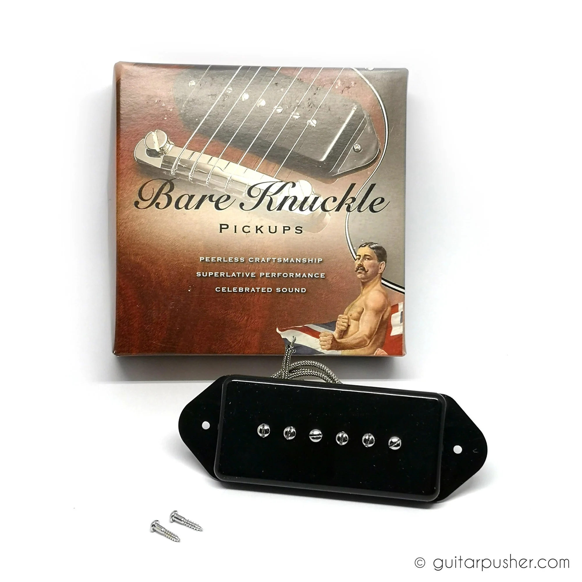 Bareknuckle Blue Note P90 Calibrated Pickup Set Dogear Black - Image 5