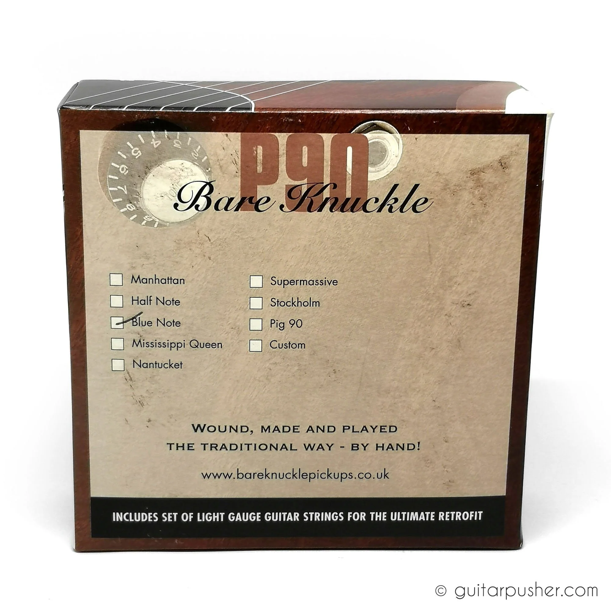 Bareknuckle Blue Note P90 Calibrated Pickup Set Dogear Black - Image 8