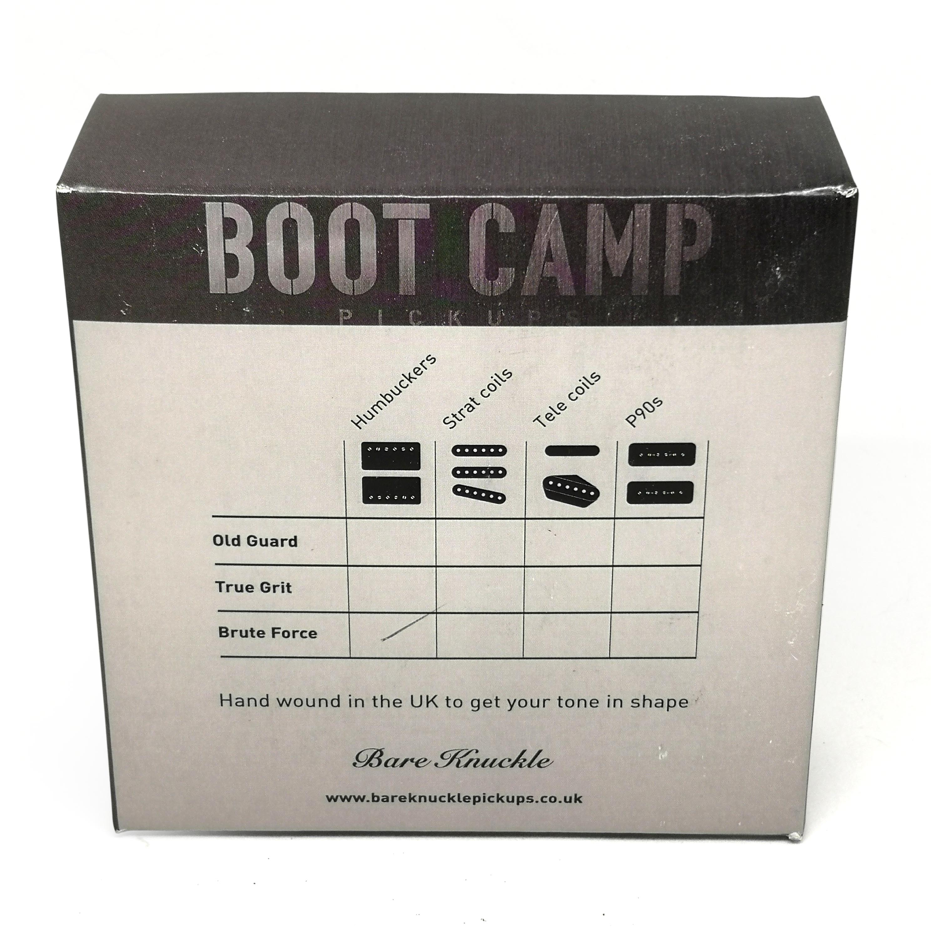 Bareknuckle Boot Camp Brute Force Hi-Gain Humbucker Pickup Set 53mm F-Spaced - Black - Image 5