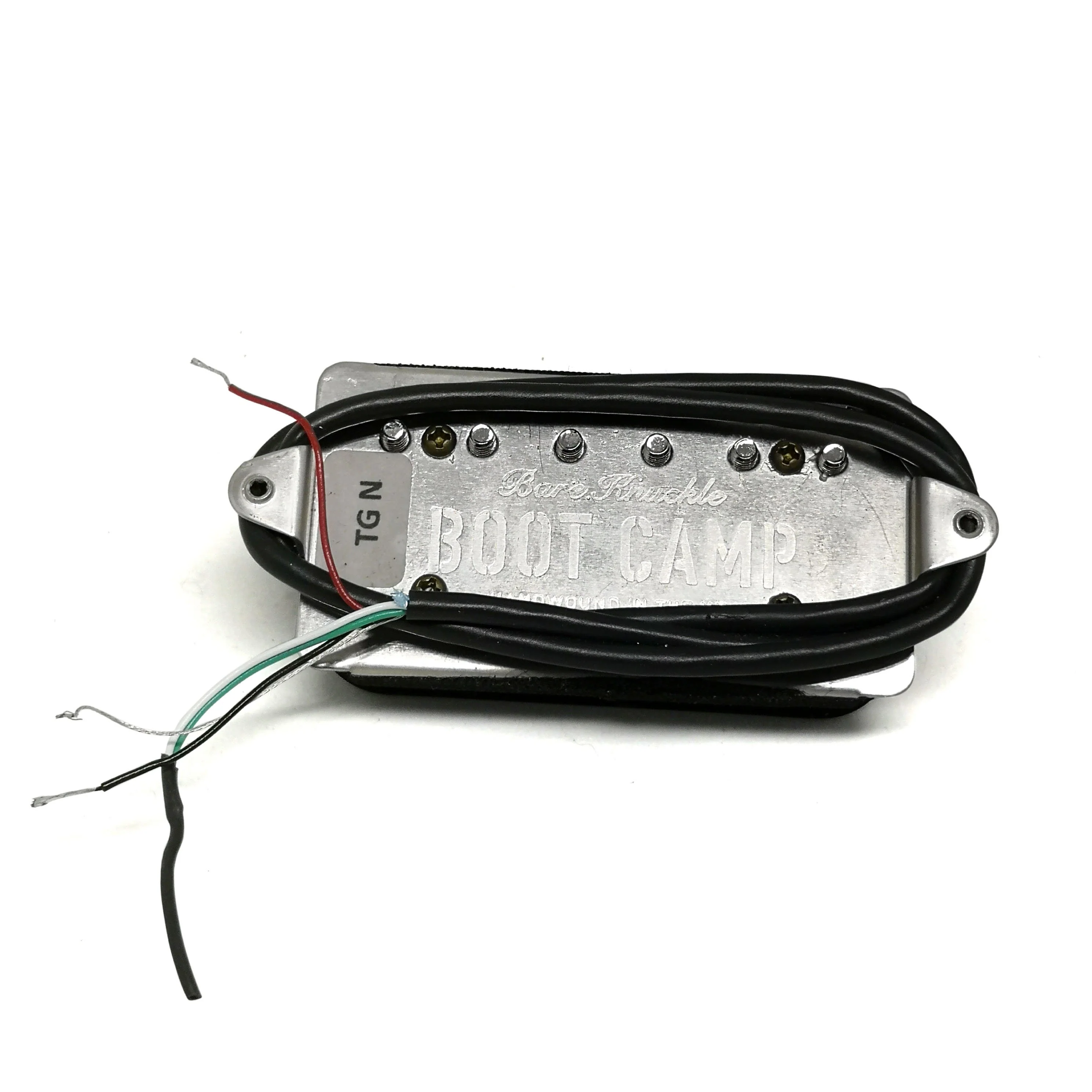 Bareknuckle Boot Camp True Grit Hot Open Humbucker Pickup Set - Zebra - Image 4
