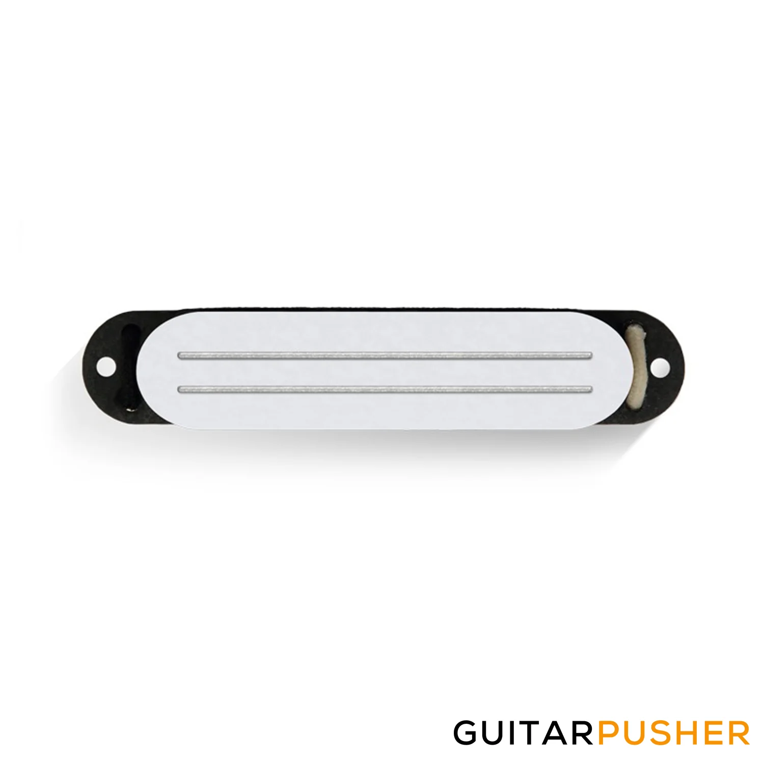 Bareknuckle Cobra Bridge, 6-string Flat Profile, Std Polarity, White