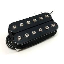 Bareknuckle Juggernaut Bridge Humbucker Pickups F-Spaced - Black Open Nickel Bolts