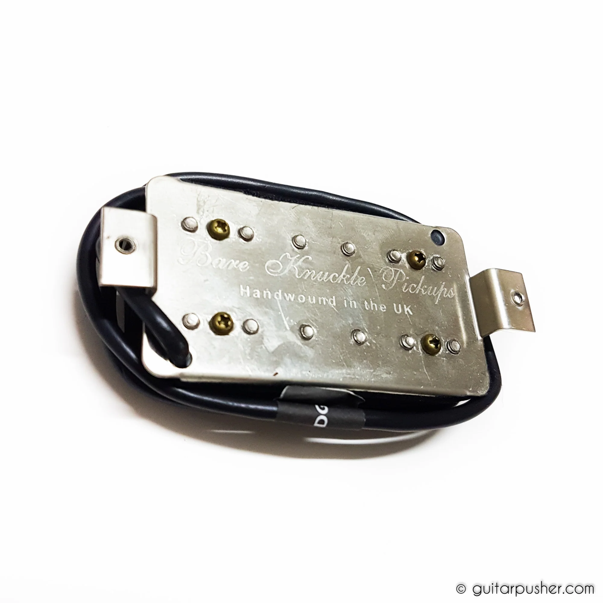 Bareknuckle Juggernaut Bridge Humbucker Pickups F-Spaced - Black Open Nickel Bolts - Image 4