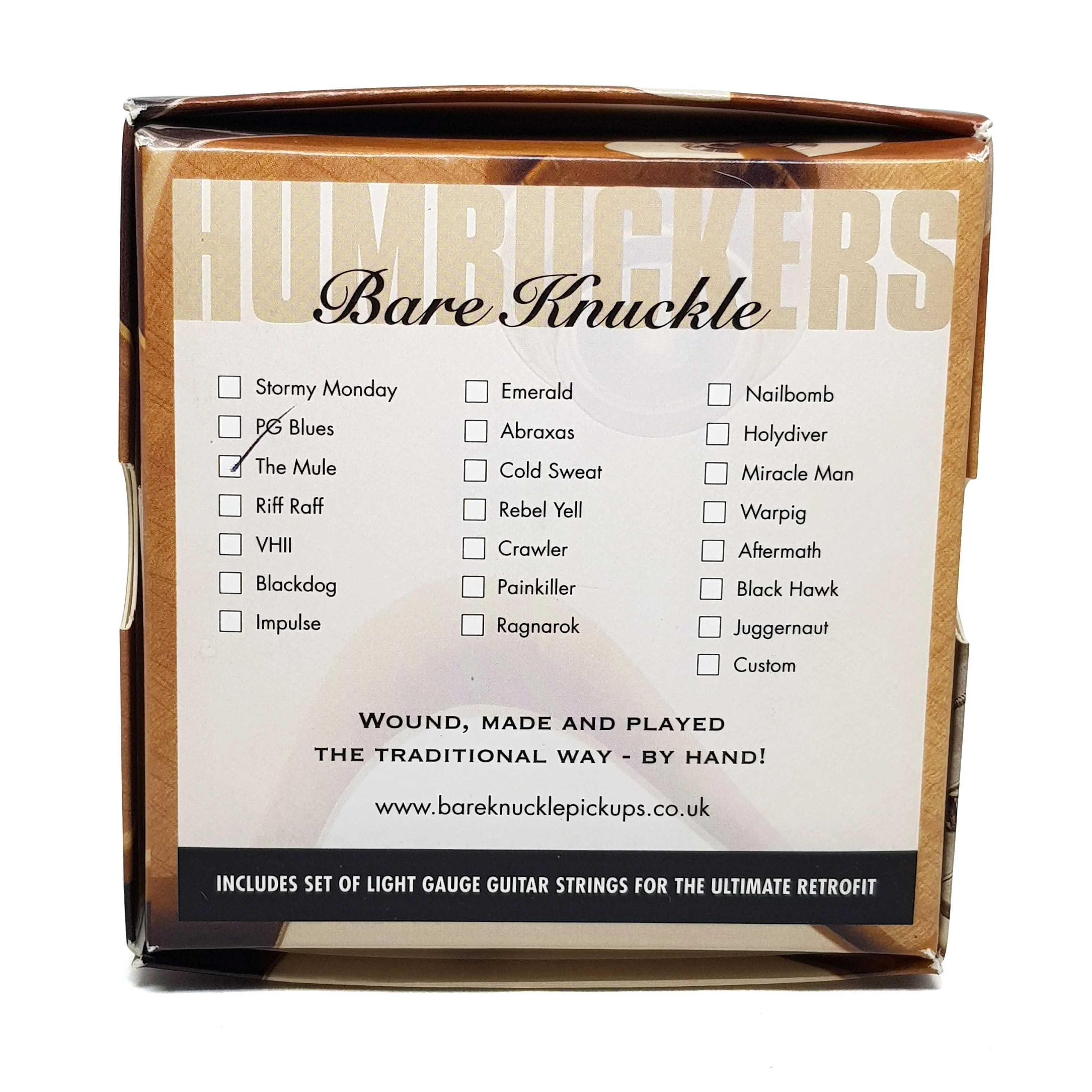 Bareknuckle Mule Humbucker Calibrated Pickup Set - 2 Conductor Unpotted - Image 6