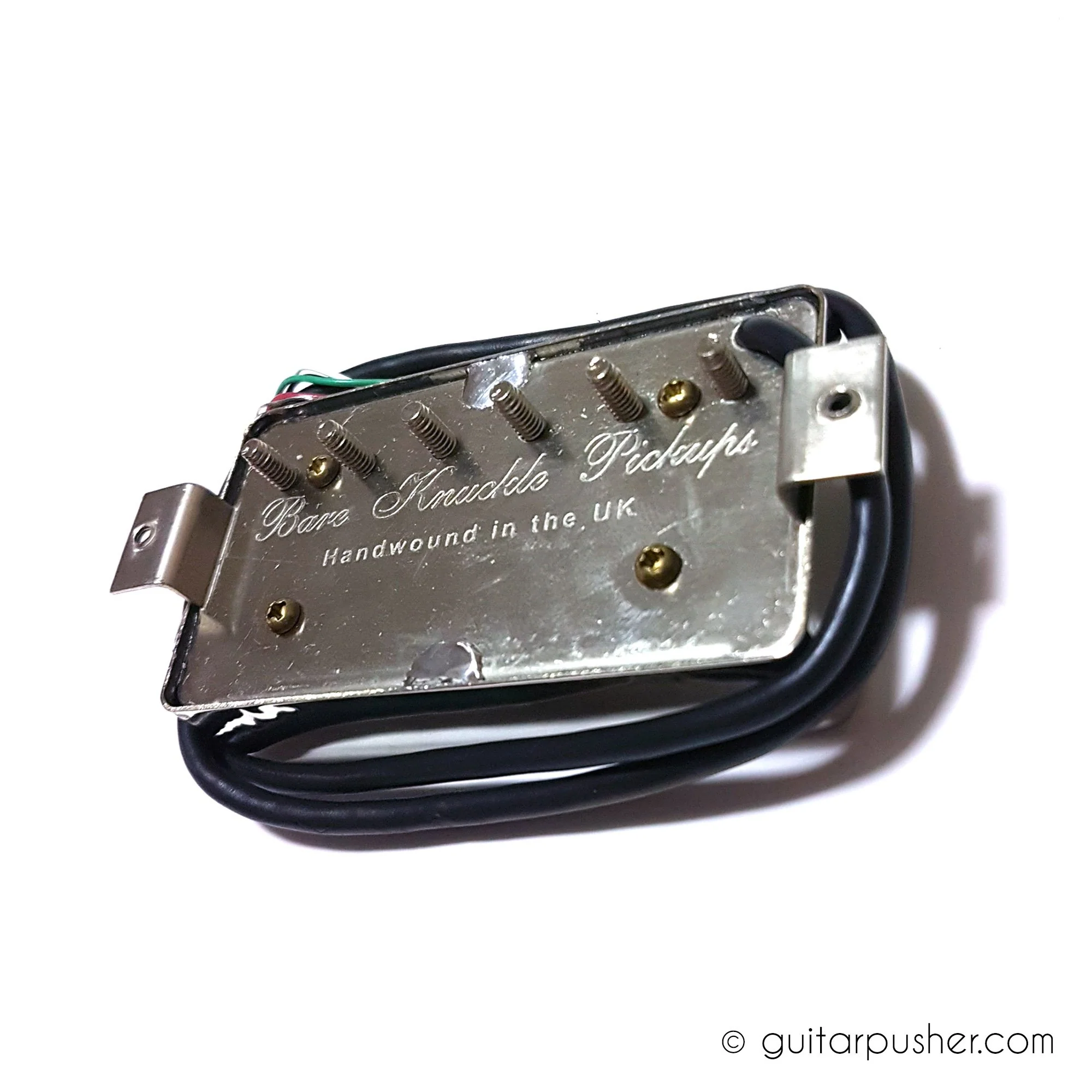 Bareknuckle Nailbomb Brdige Humbucker Pickup Alnico 53mm F-Spaced - Open Black - Image 2