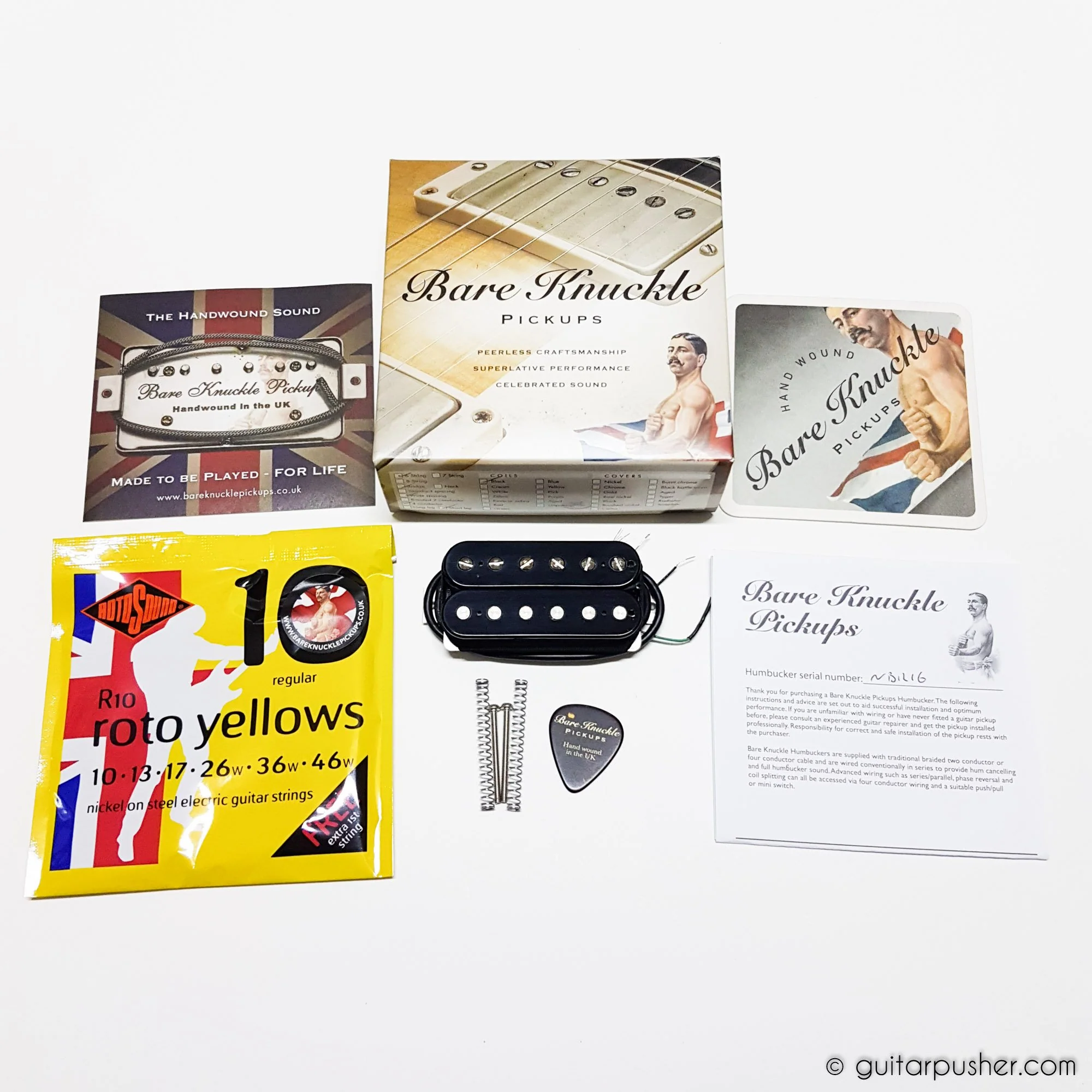 Bareknuckle Nailbomb Bridge Humbucker Pickup Alnico 50mm - Image 3