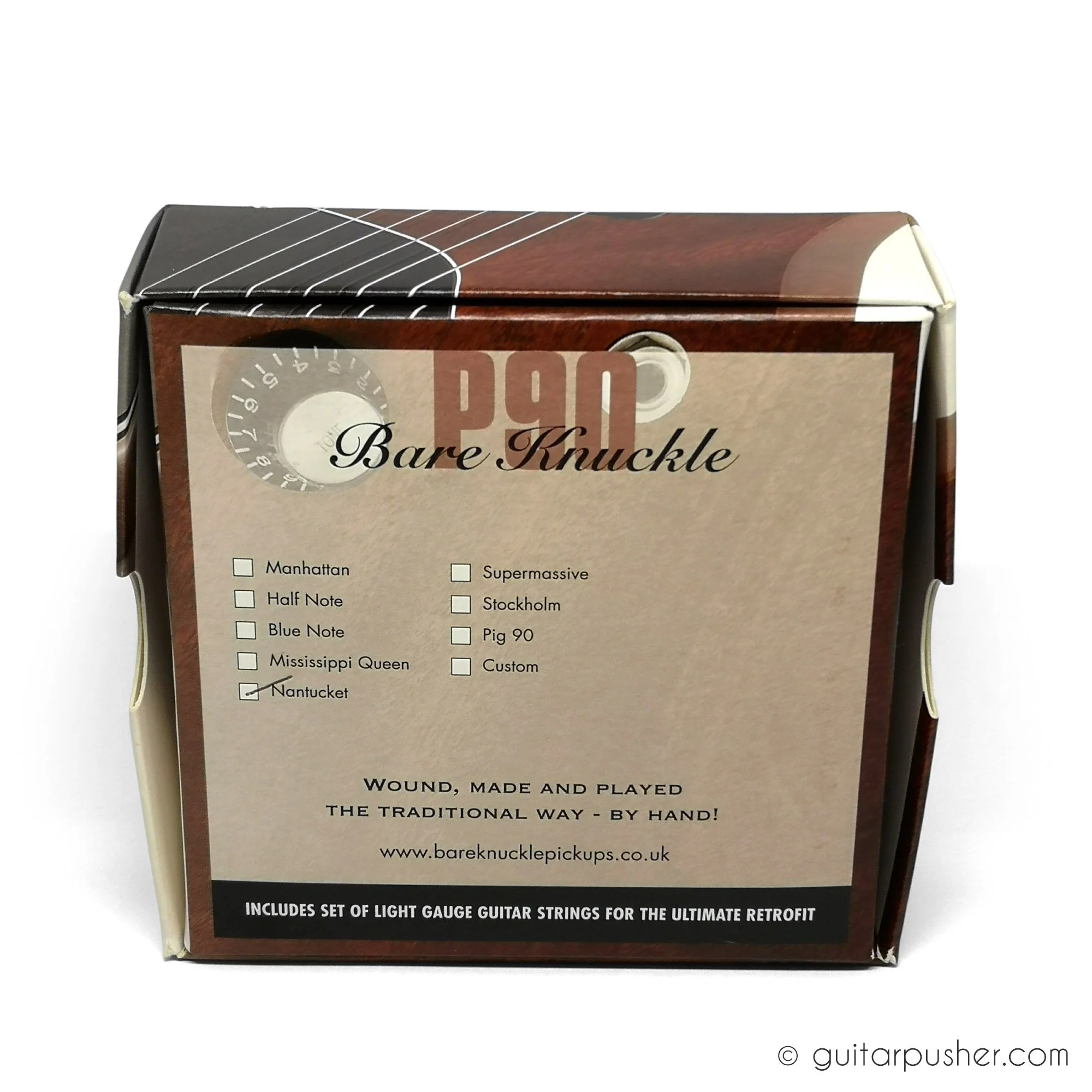 Bareknuckle Nantucket P90 Pickup Set - Black Soapbar Covers - Image 3