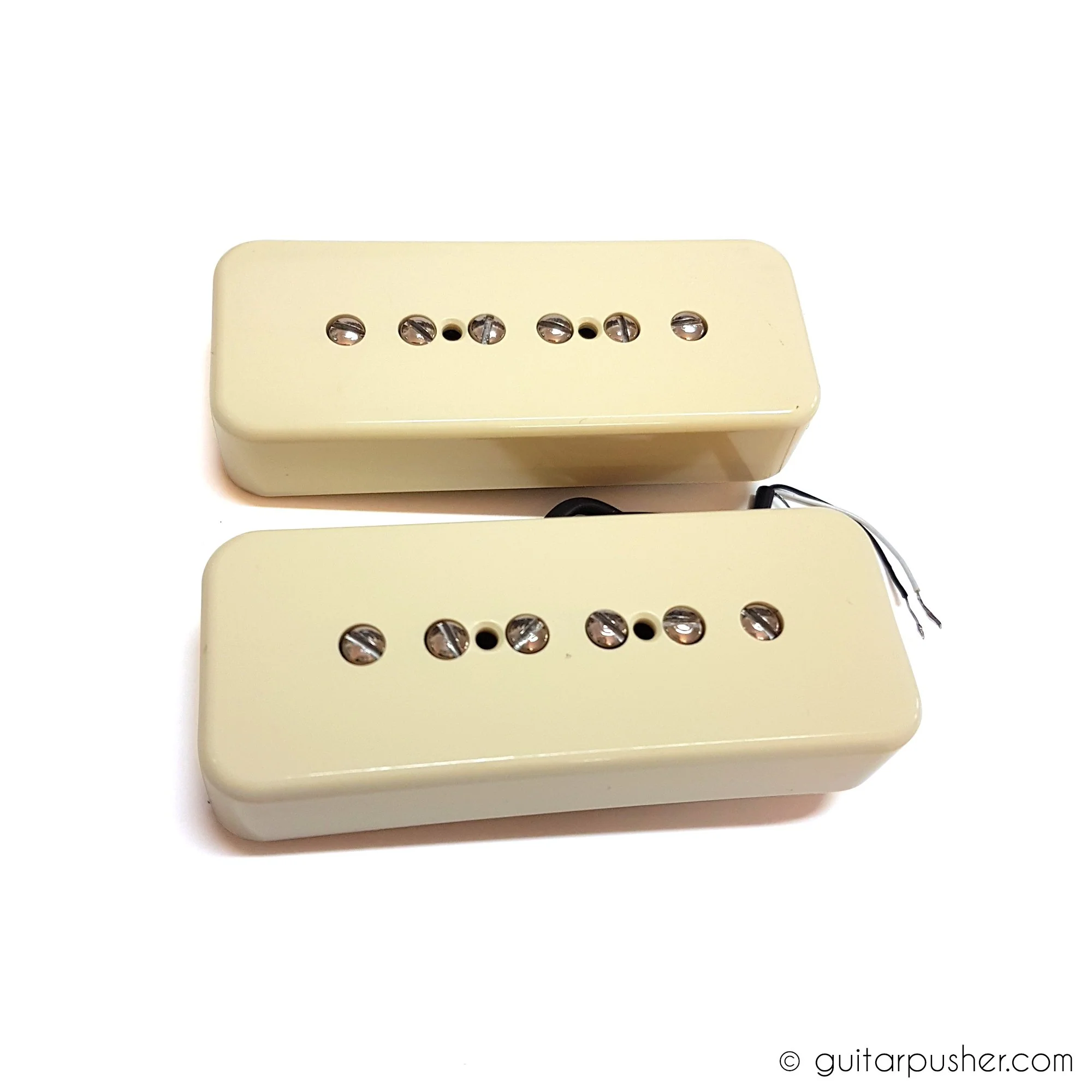 Bareknuckle Nantucket P90 Pickup Set - Soapbar 2 Conductor + Screen Wiring