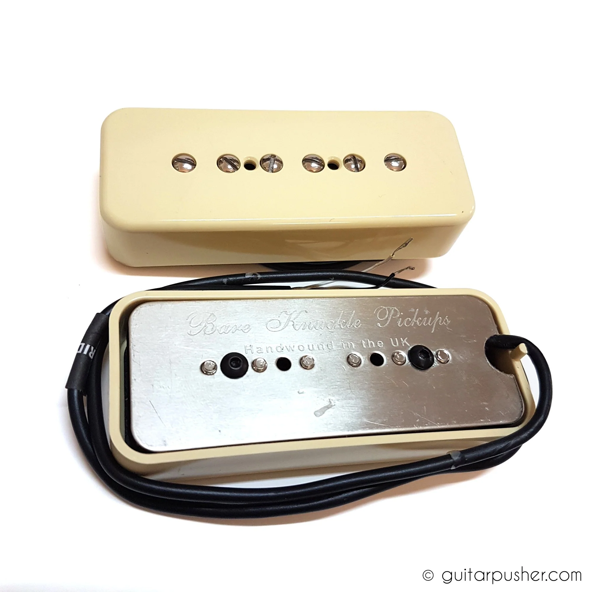 Bareknuckle Nantucket P90 Pickup Set - Soapbar 2 Conductor + Screen Wiring - Image 2
