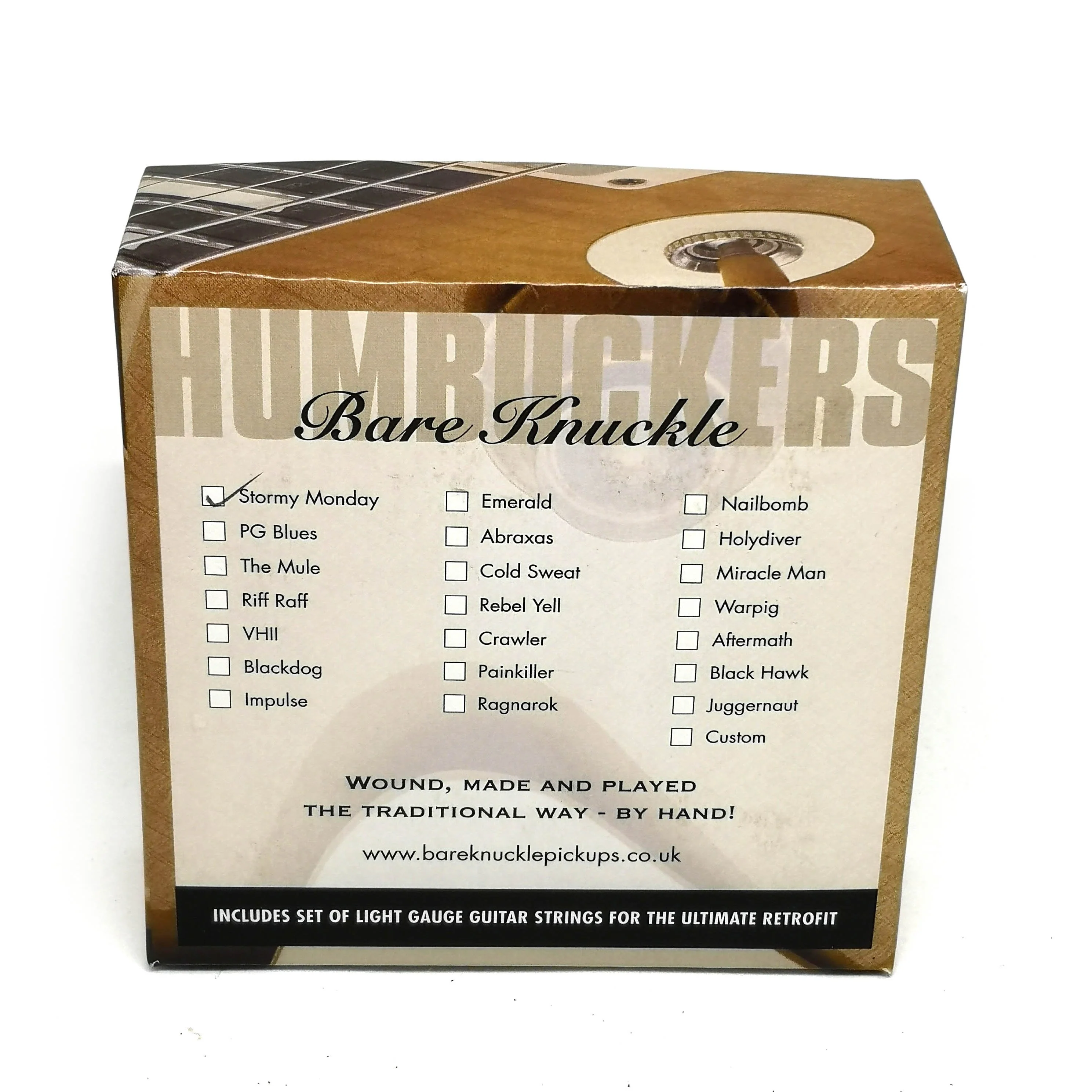 Bareknuckle Stormy Monday Neck Humbucker Pickup, Covered, Nickel with Nickel Screws, Potted, 4-Conductor - Image 3