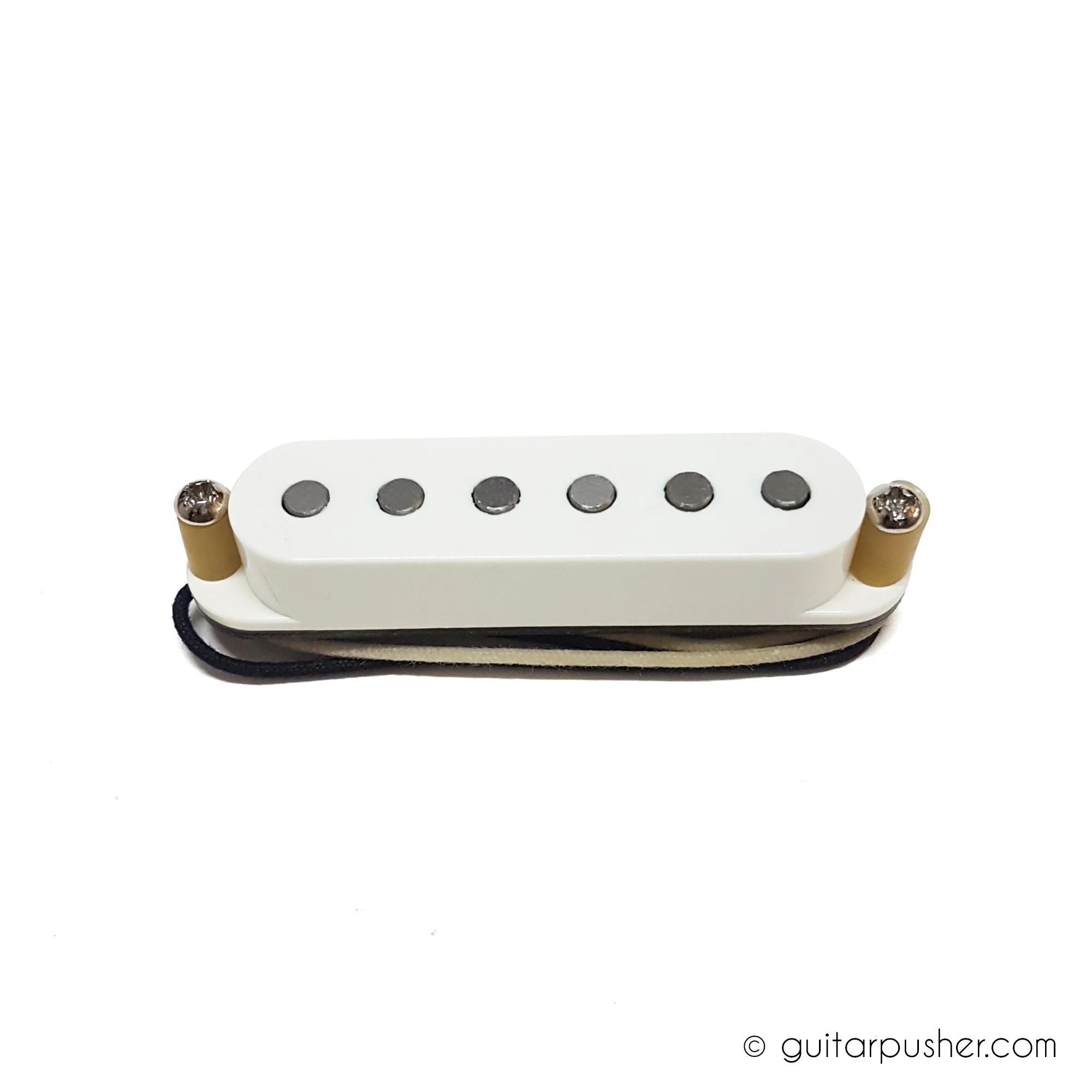 Bareknuckle Trilogy High Gain Bridge Stratocaster Pickup Zinc Base - Parchment White