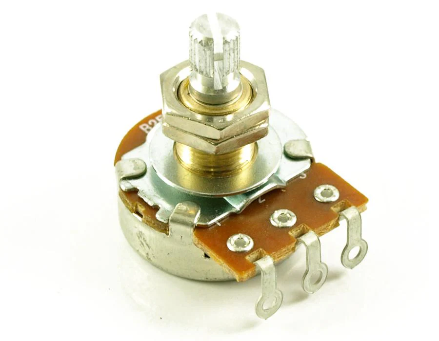 Bourns 250k / 500k NO LOAD Potentiometer Linear Taper 3/8 Tall Bushing US Size 24 Spline Split Shaft High Torque - Image 2