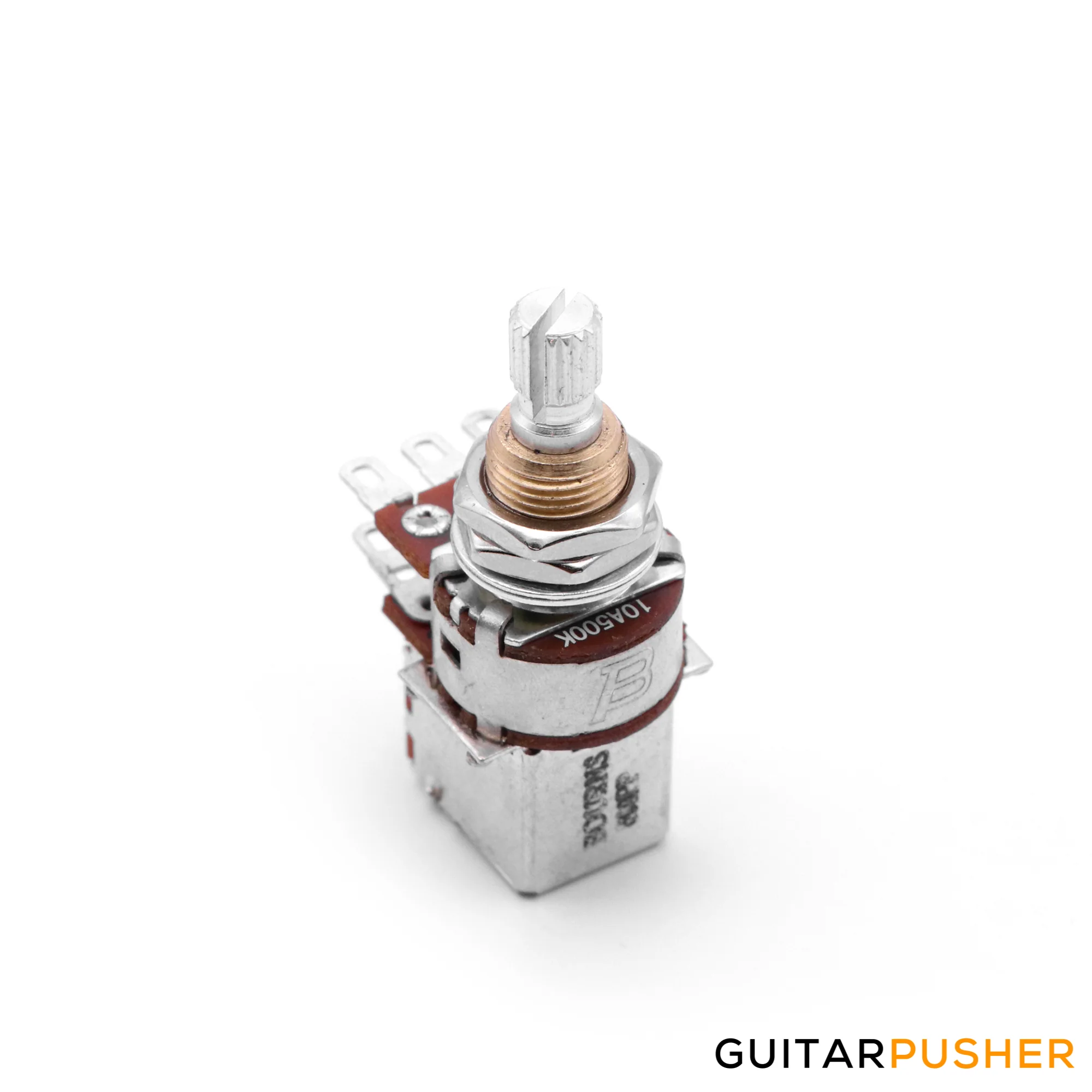Bourns PDB183 Push-Pull Potentiometer Audio Taper US Size 3/8 Tall Bushing 18 Spline Split Shaft Low Torque - Image 3
