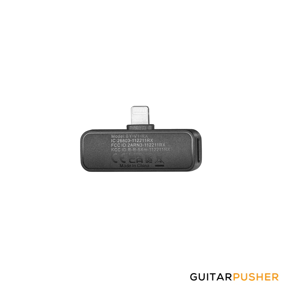 BOYA BY-V1 2.4GHz Ultra-Compact Wireless Microphone System (Lightning Connector for Apple iOS device) - Image 7