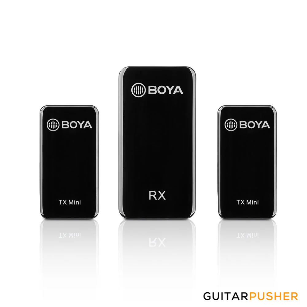 BOYA BY-XM6-S2 MINI Ultracompact 2.4GHz Dual-Channel Wireless Microphone System - Image 4