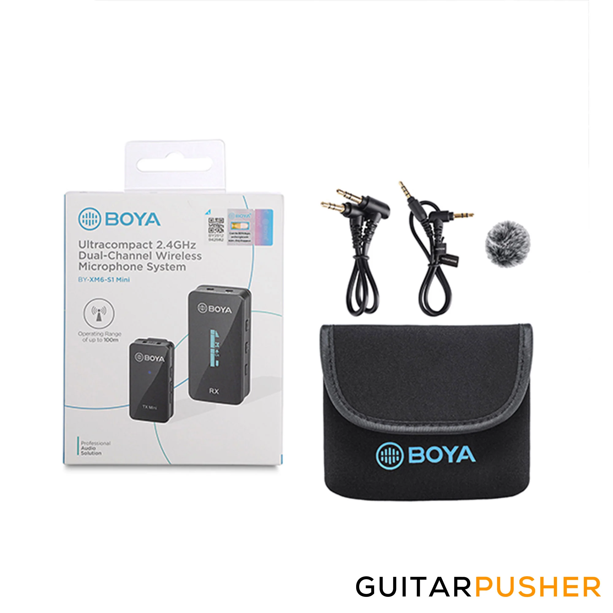 BOYA BY-XM6-S1 MINI Ultracompact 2.4GHz Dual-Channel Wireless Microphone System - Image 4