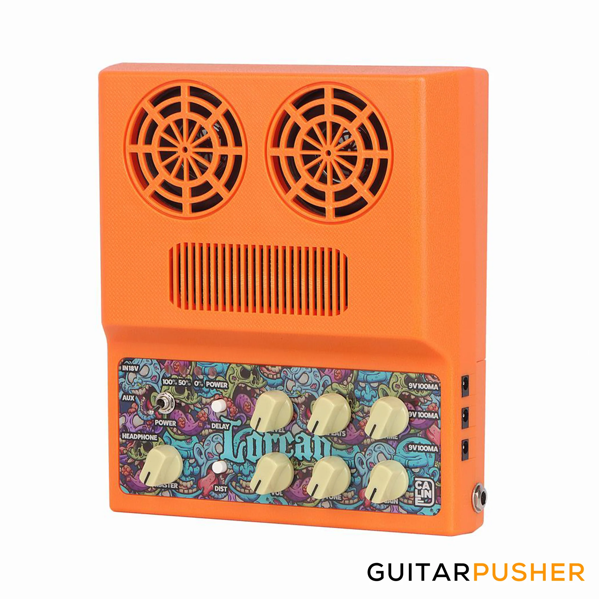Caline CA-100 G Lorcan Mini Electric Guitar Amplifier w/ Effects and Built-In Battery - Image 4
