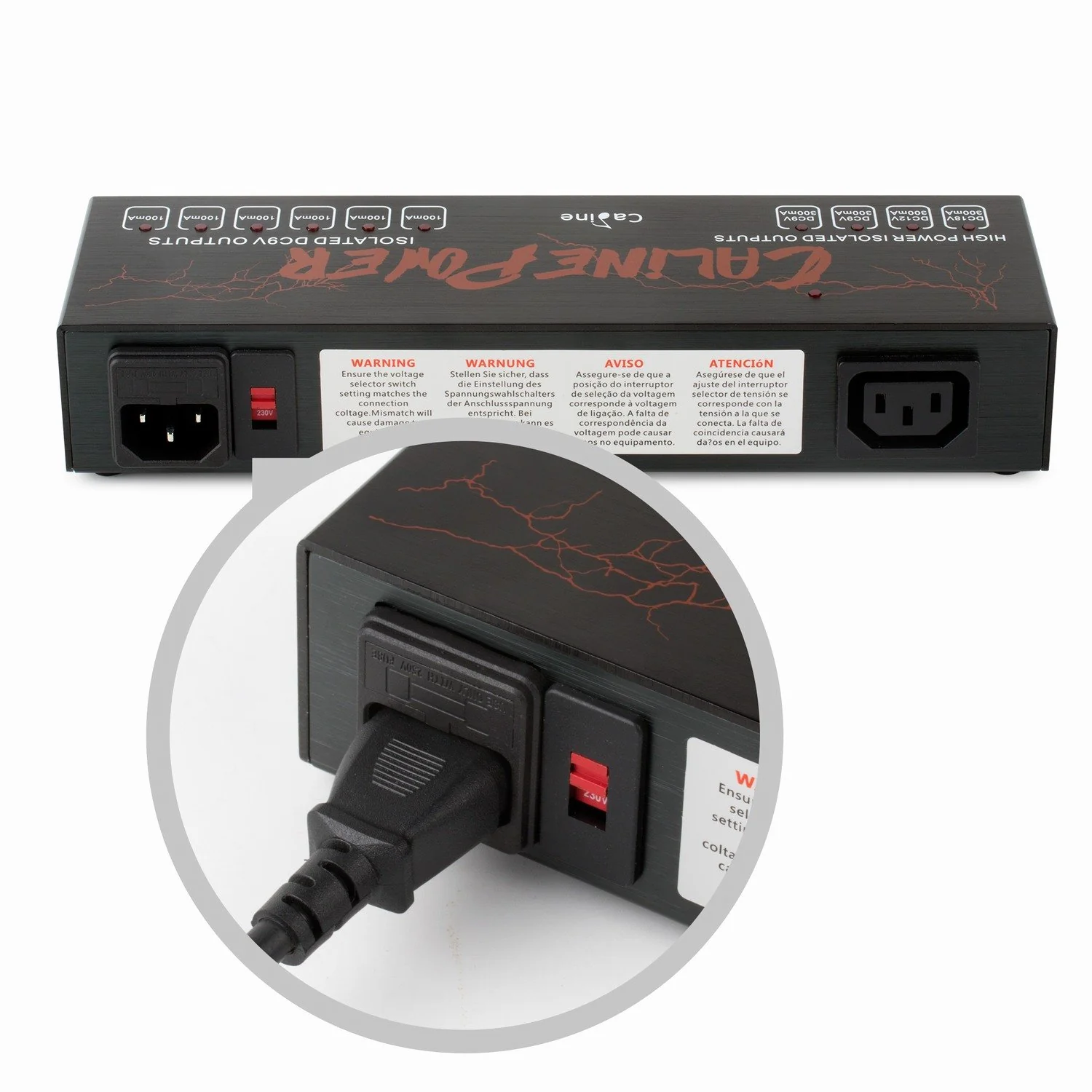 Caline CP-08 Isolated Power Supply 10 Isolated Outlets DC 9 12 18V - Image 7