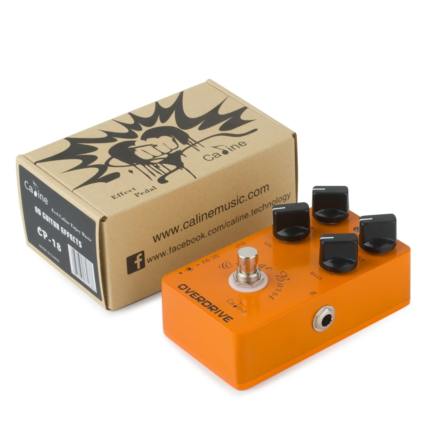 Caline CP-18 Orange Burst Overdrive - Image 5