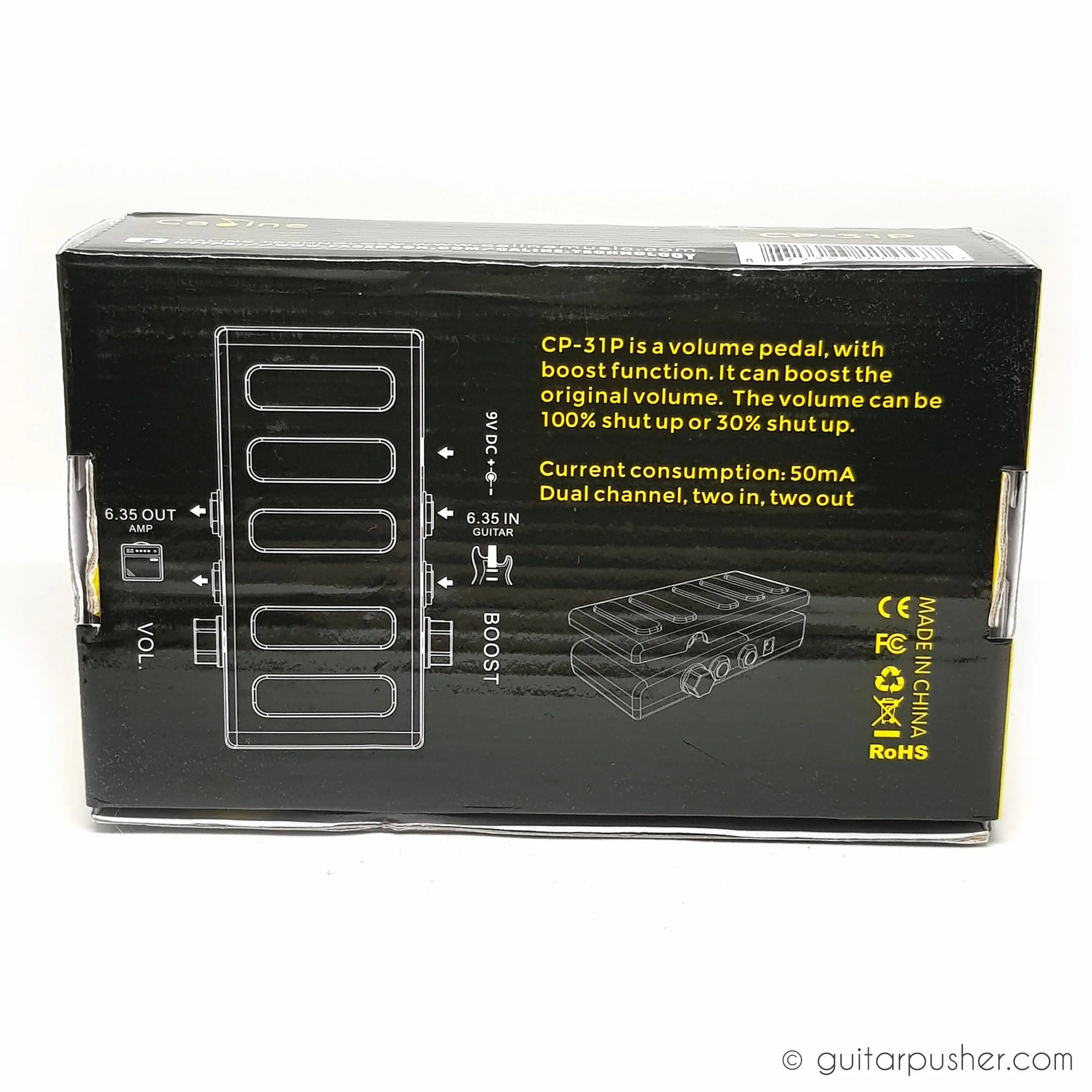 Caline CP-31P Stereo Volume/Boost Pedal - Image 9
