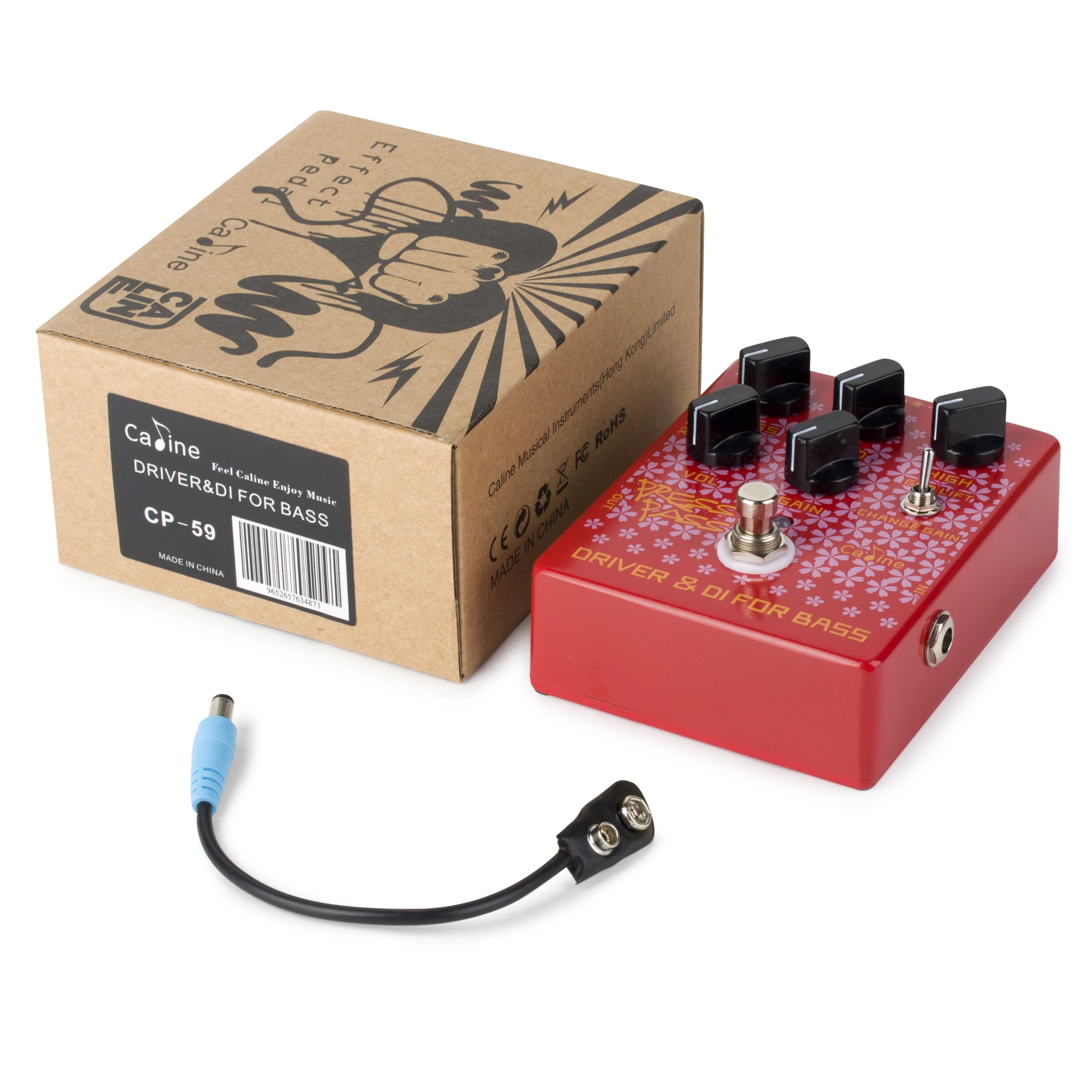 Caline CP-59 Press Pass Bass Driver and DI XLR - Image 6