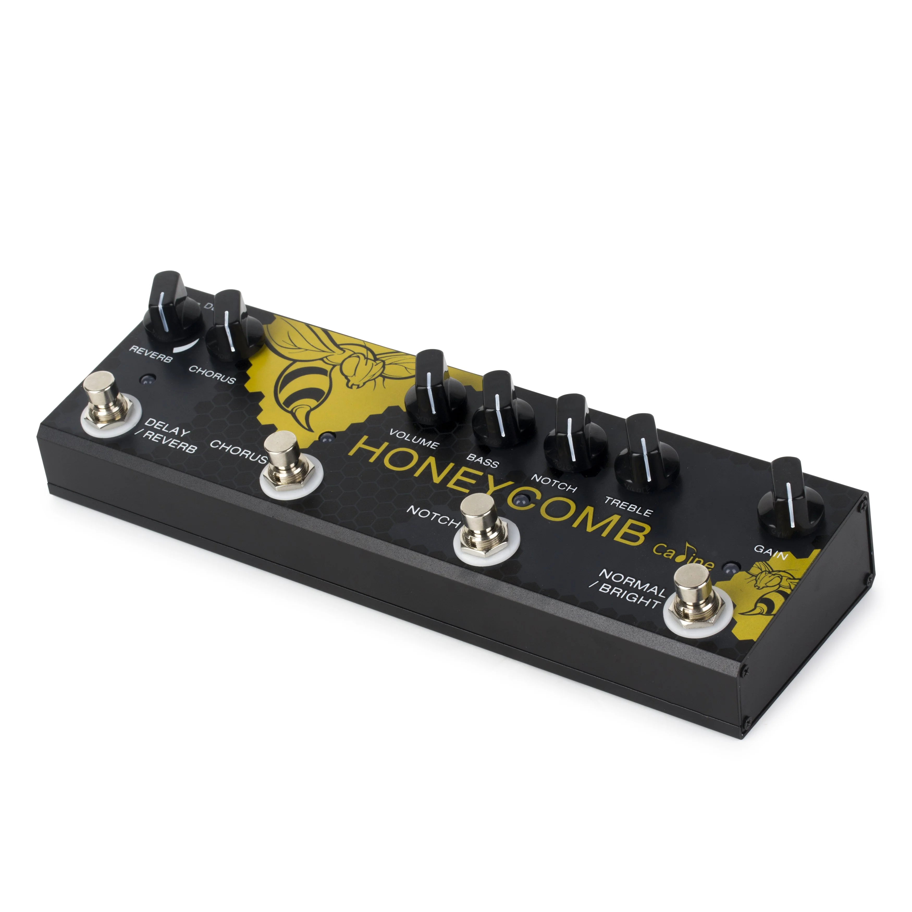 Caline CP-48 Honeycomb Acoustic Preamp DI BOX with multi effects and Notch Feedback Control - Image 3
