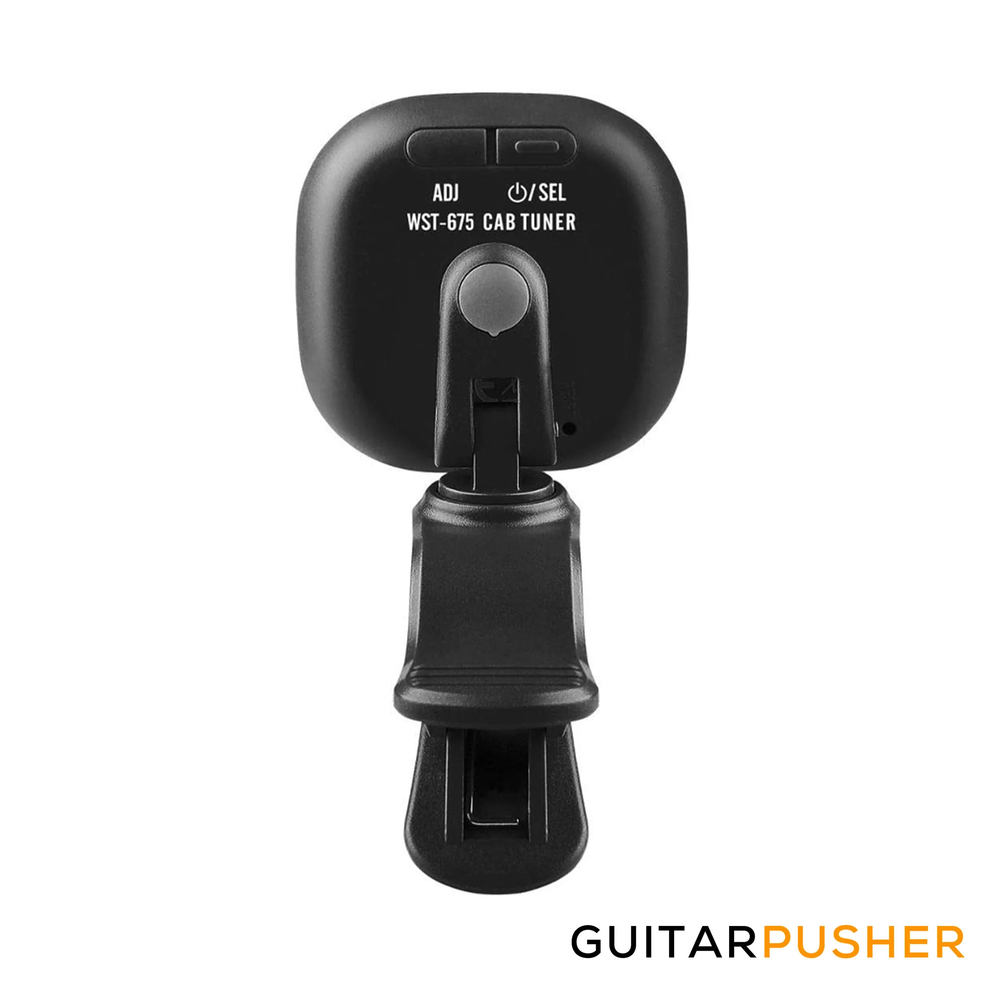 Cherub WST-675 Rechargeable Chromatic Guitar Tuner w/ High Contrast Colorful Display - Black - Image 3