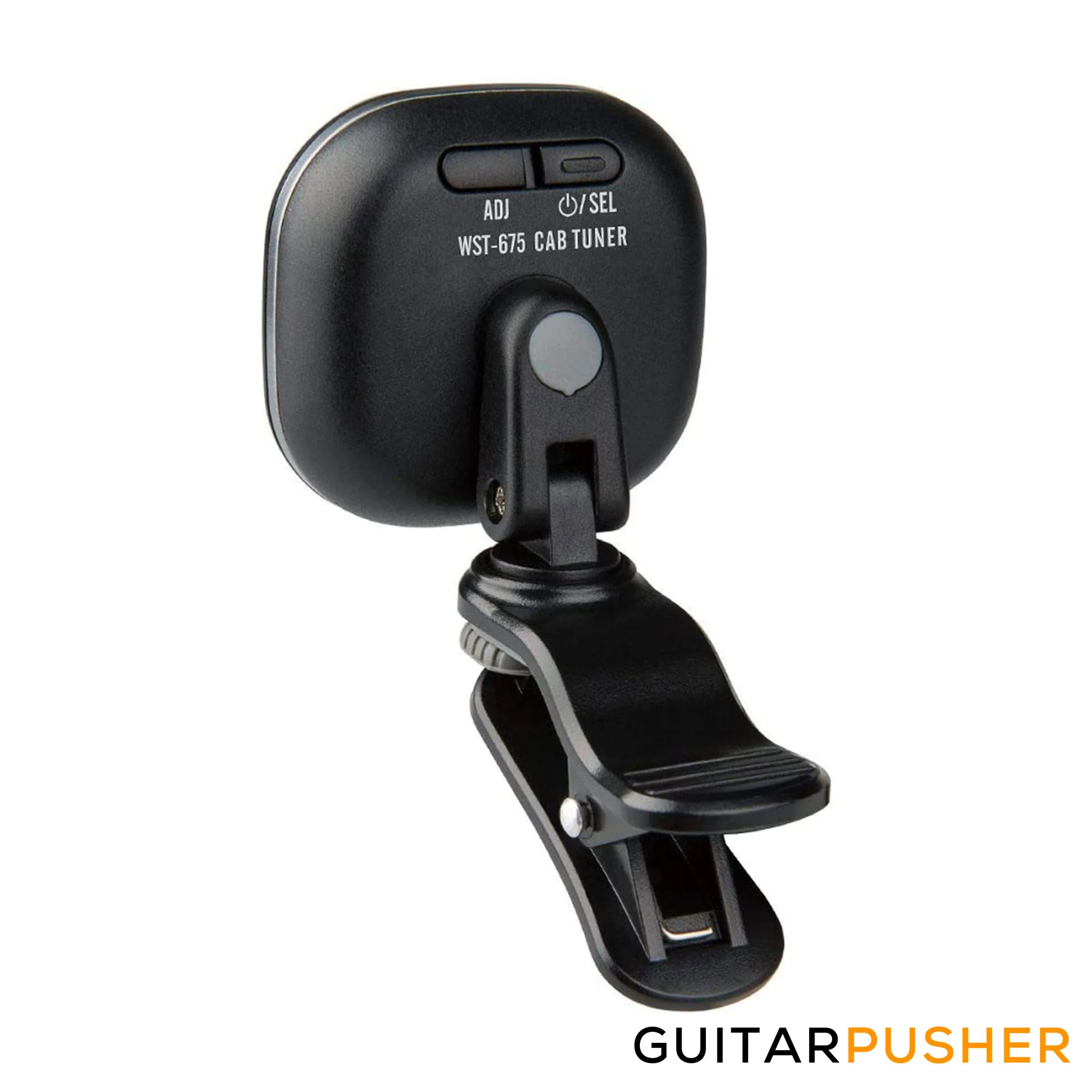 Cherub WST-675 Rechargeable Chromatic Guitar Tuner w/ High Contrast Colorful Display - Black - Image 4
