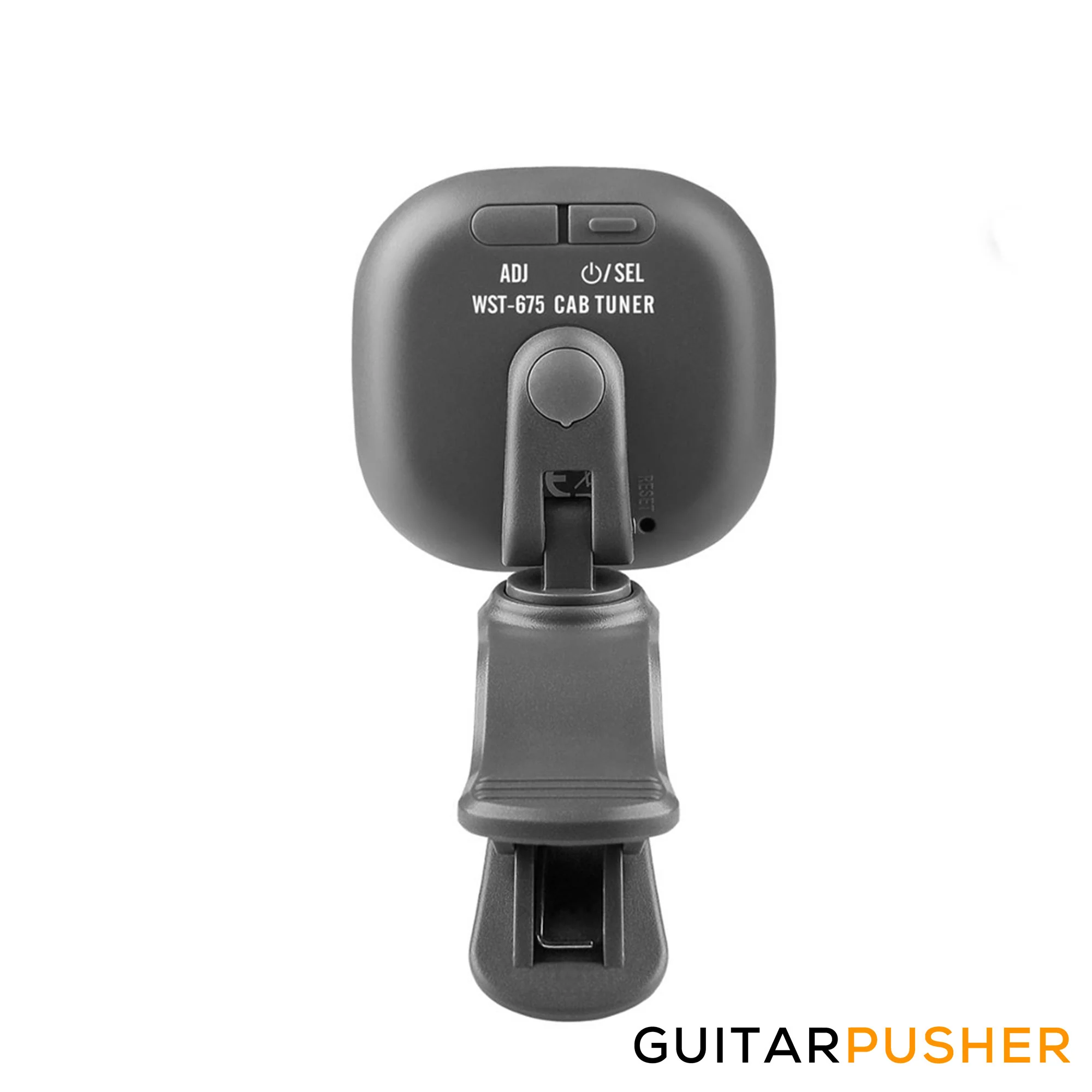 Cherub WST-675 Rechargeable Chromatic Guitar Tuner w/ High Contrast Colorful Display - Dull Grey - Image 3