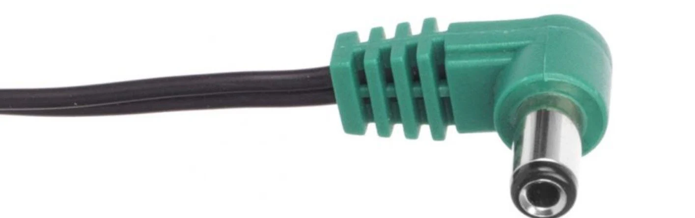 Cioks Flex Type 4 - Center Positive (Reverse Polarity) RCA to 2.5mm Plug DC Cable 50 cm (4050)