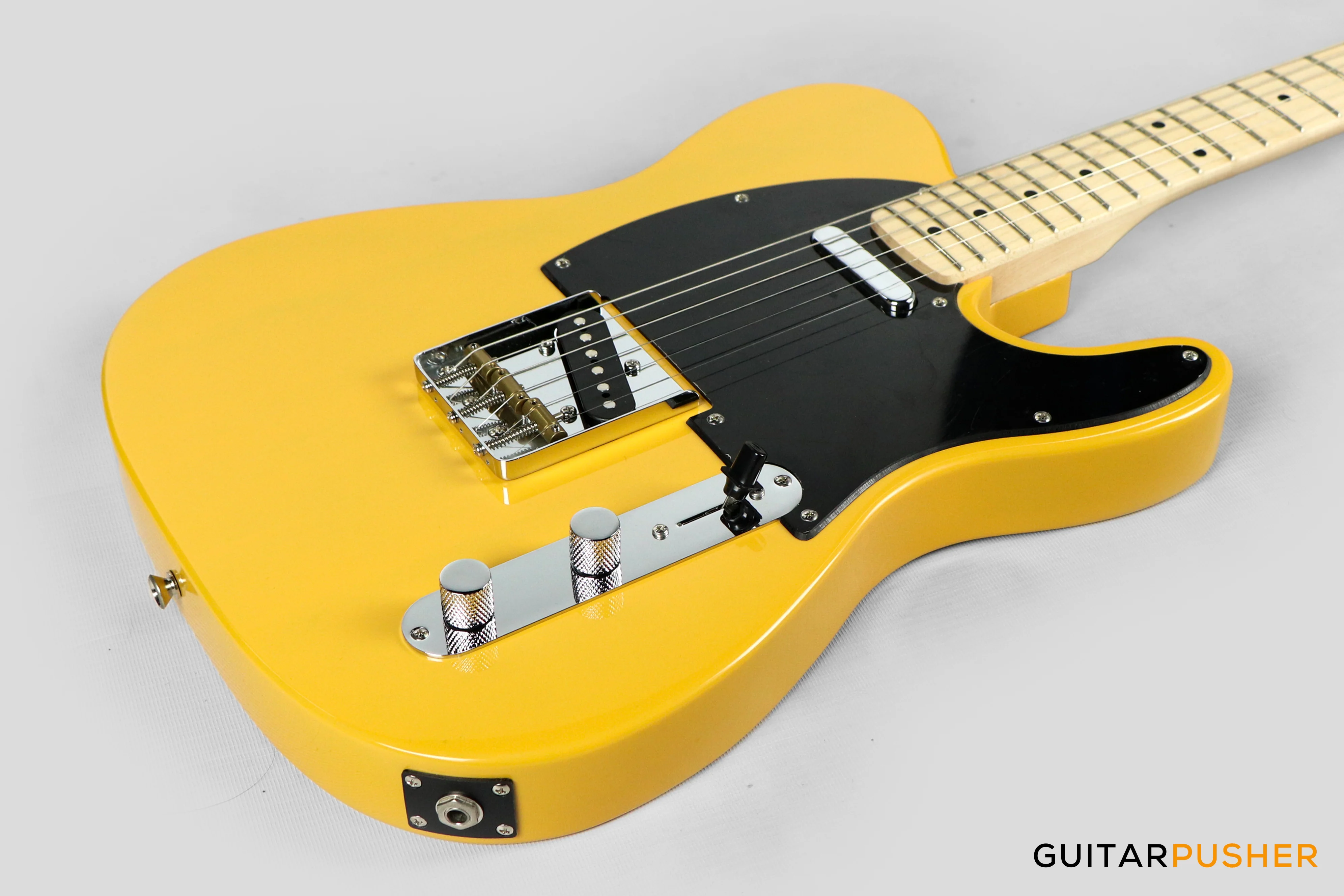 Corona Guitars Classic TE T-Style Electric Guitar w/ Gig Bag - Butterscotch Blonde - Image 11